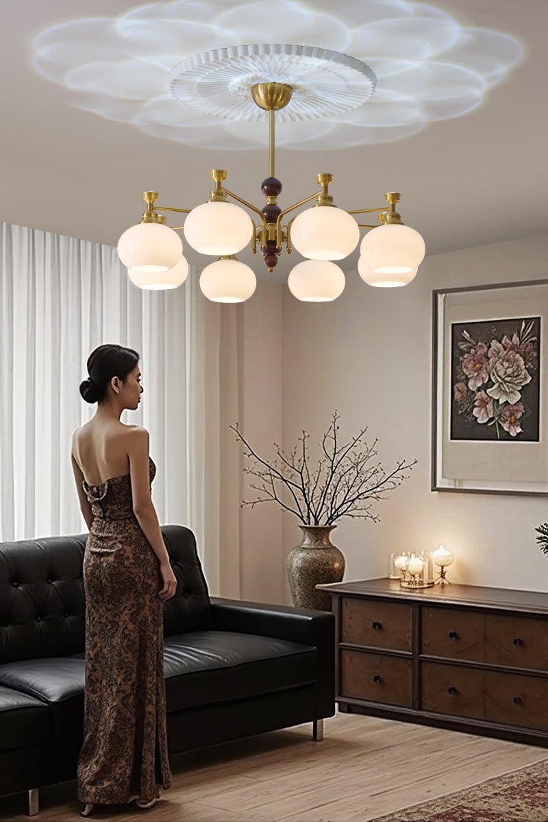 Verona Halo Chandelier - Blowlighting