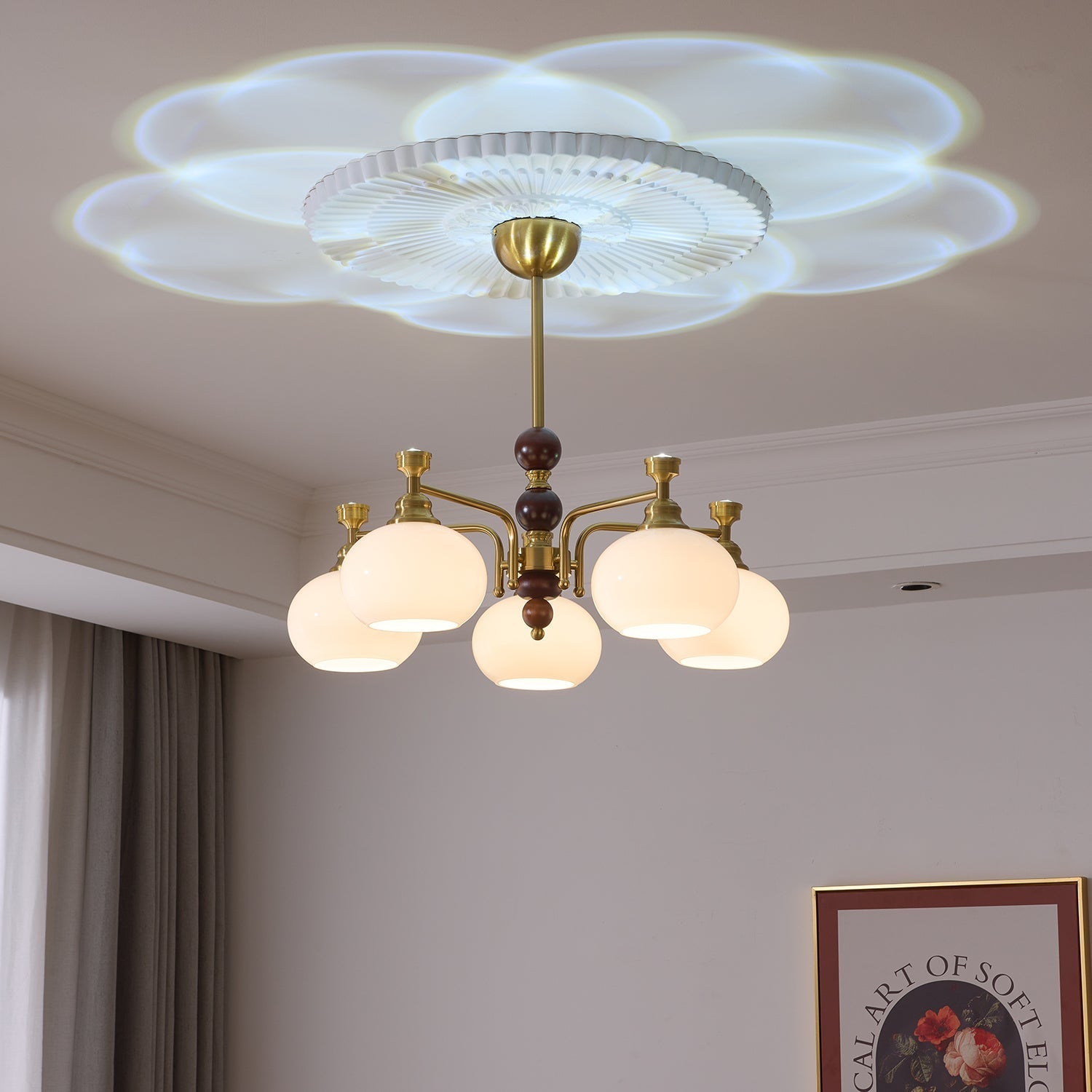 Verona Halo Chandelier - Blowlighting