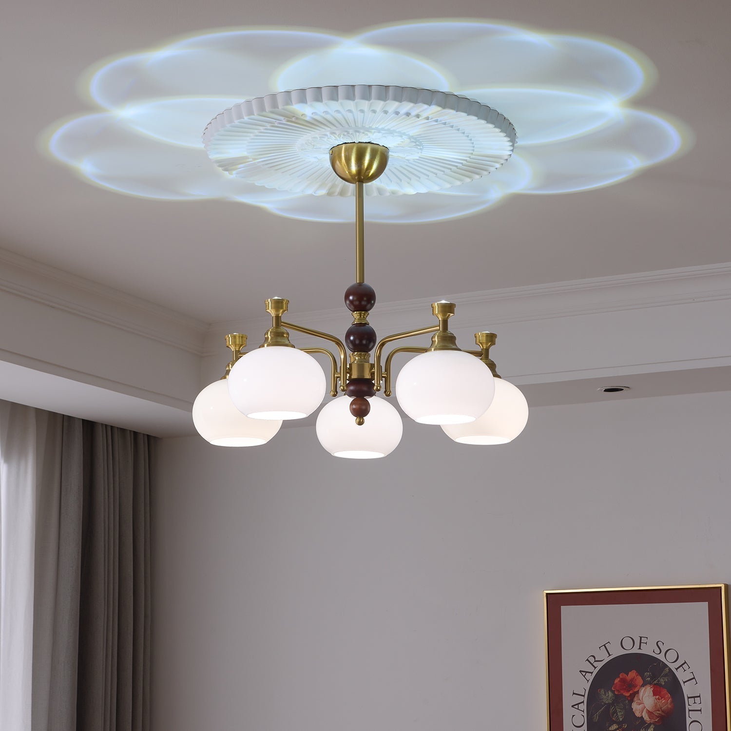 Verona Halo Chandelier - Blowlighting