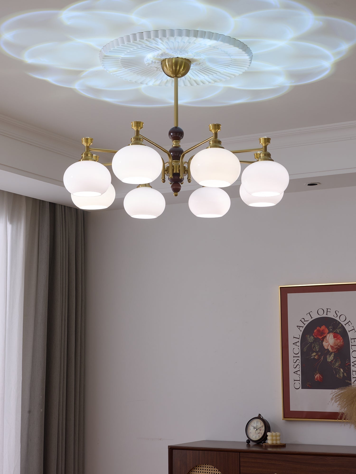 Verona Halo Chandelier - Blowlighting