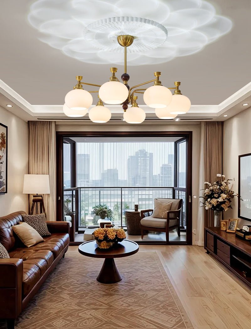 Verona Halo Chandelier - Blowlighting