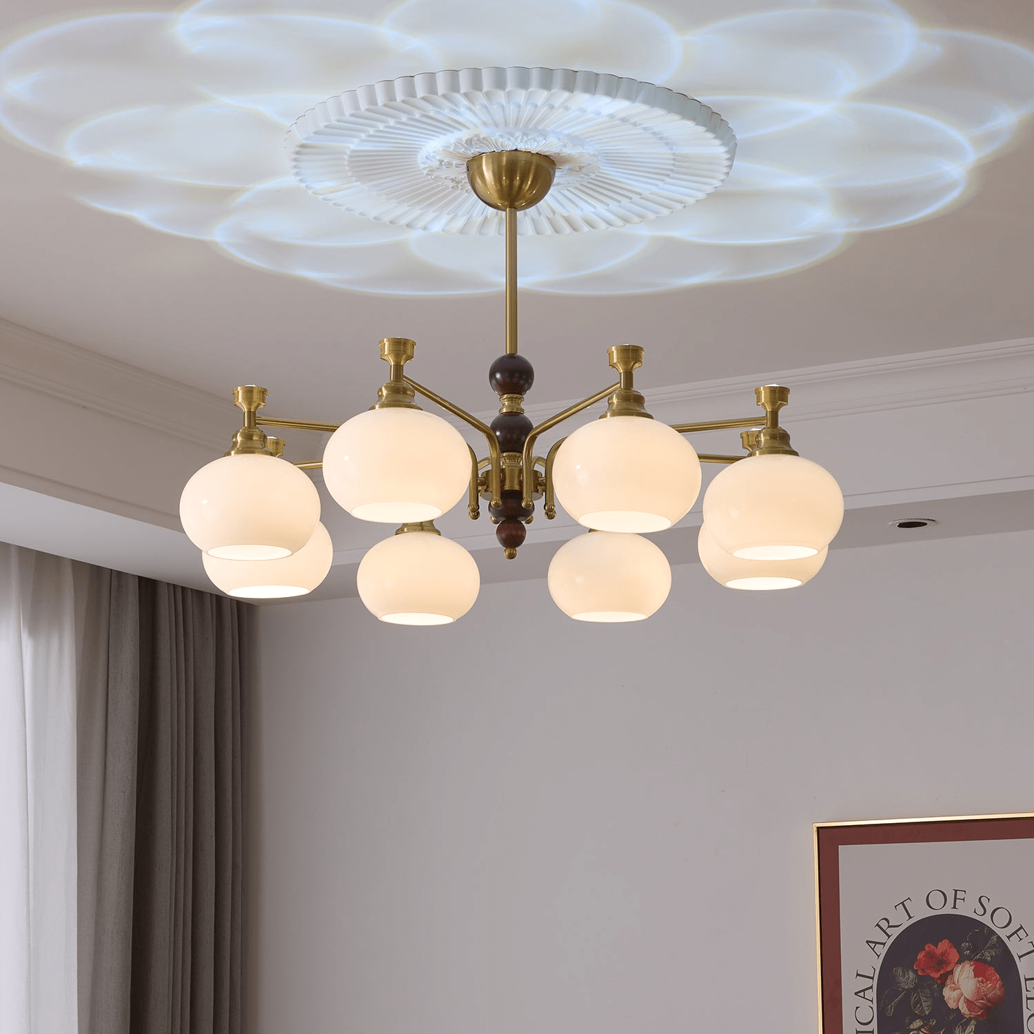 Verona Halo Chandelier - Blowlighting