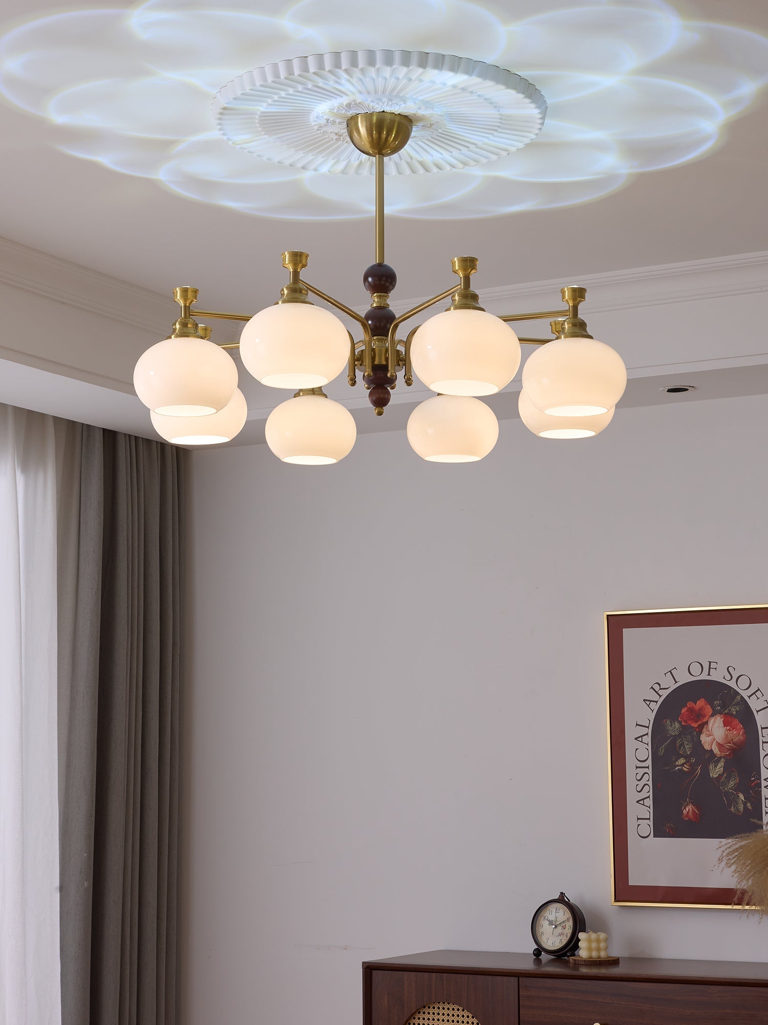 Verona Halo Chandelier - Blowlighting