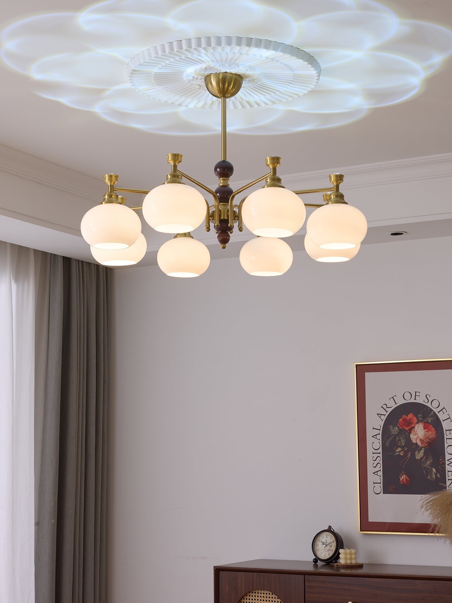 Verona Halo Chandelier - Blowlighting