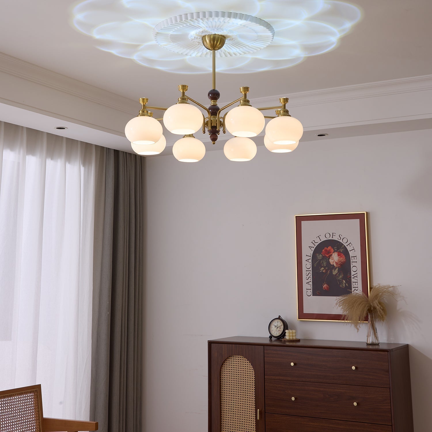 Verona Halo Chandelier - Blowlighting