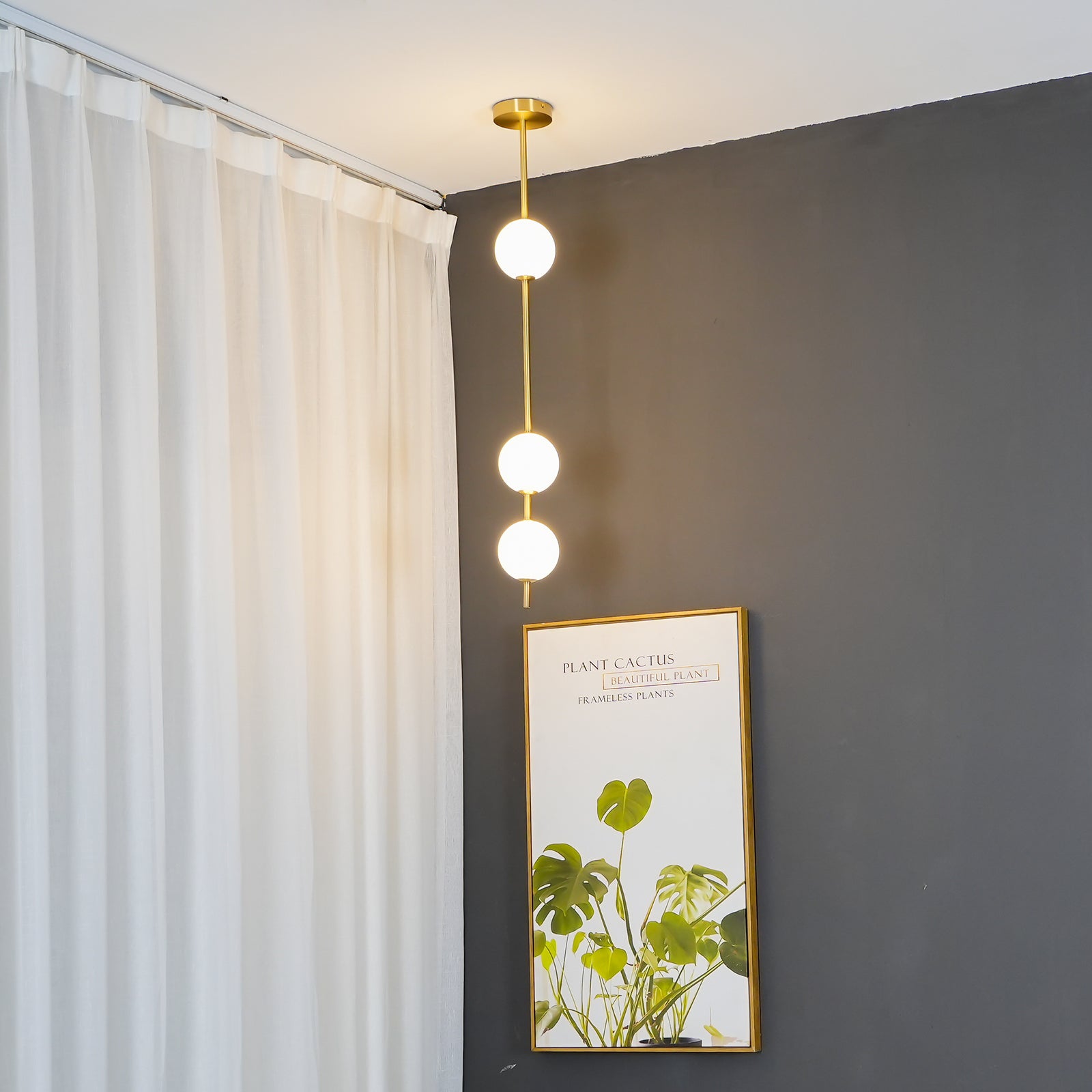 Halo Modern Brass Pendant Lamp - Blowlighting