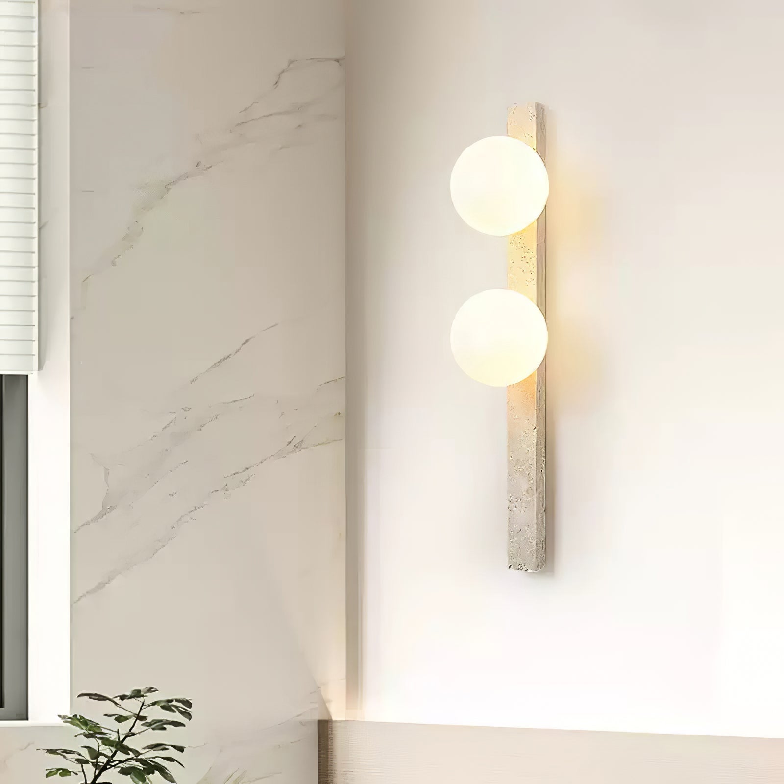 Zoshaira Travertine Wall Light - Neutralighting