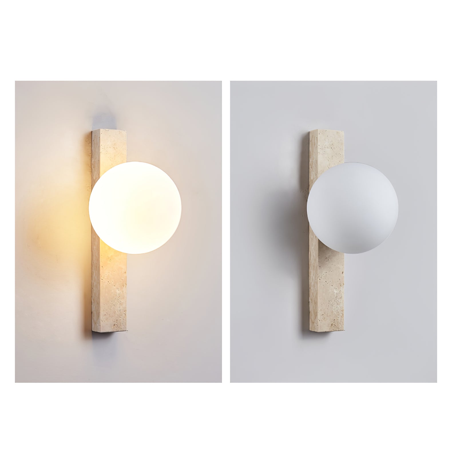Zoshaira Travertine Wall Light - Neutralighting