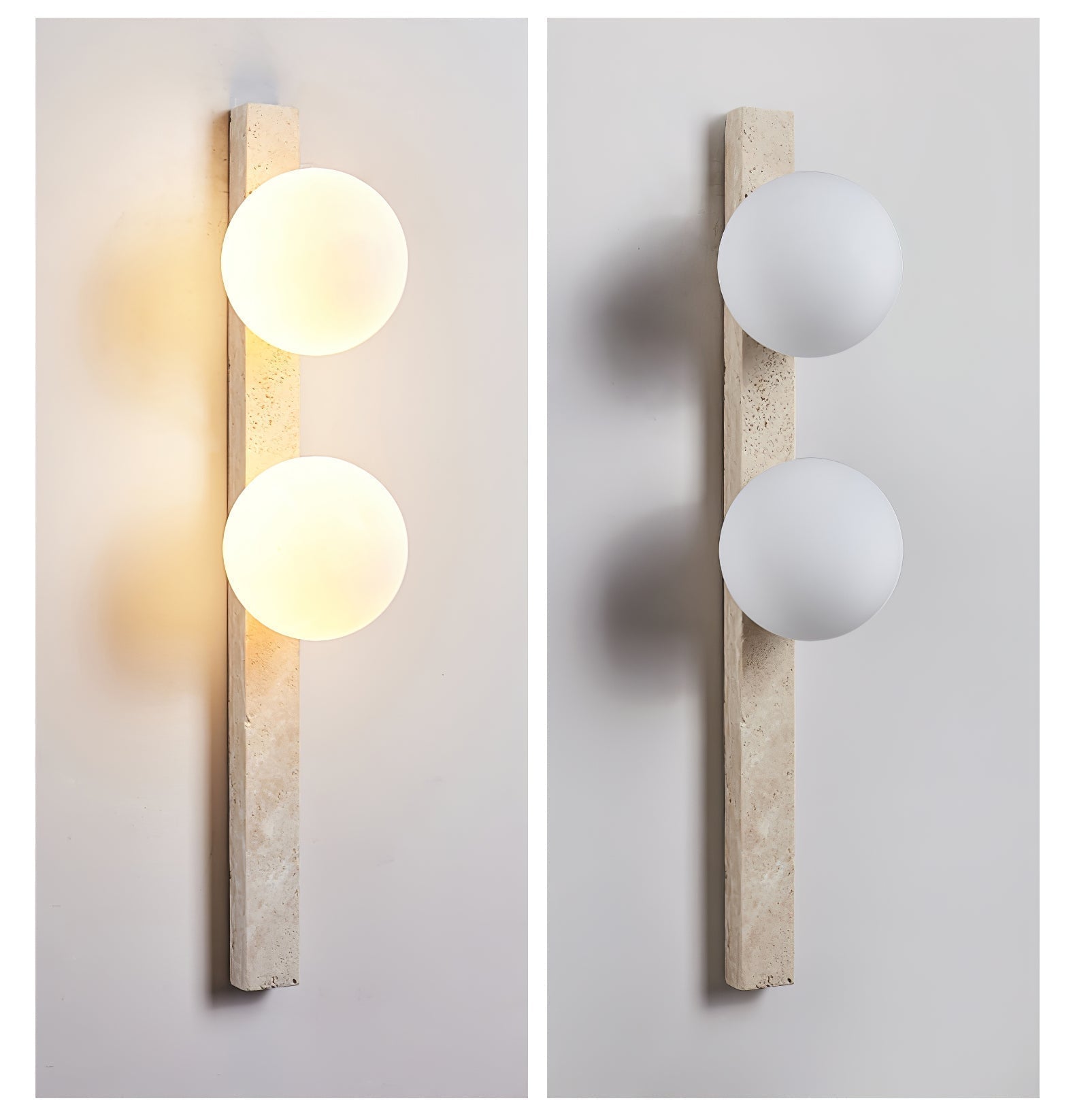 Zoshaira Travertine Wall Light - Neutralighting