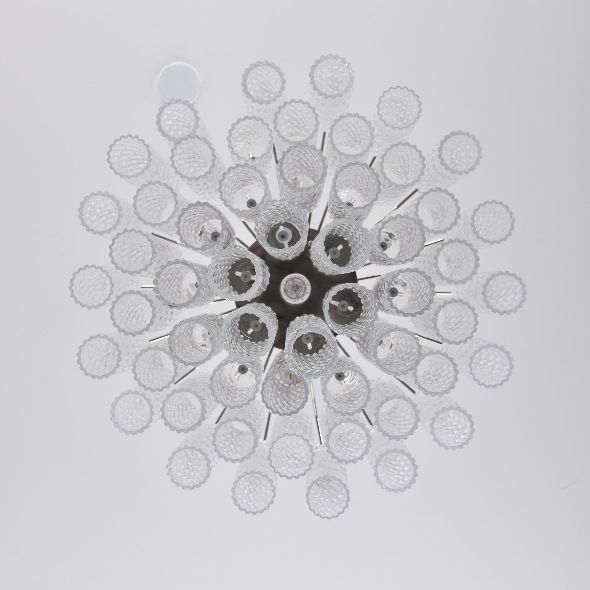 Aurora Chandelier Murano Glass Tiered Cascading Waves - Neutralighting