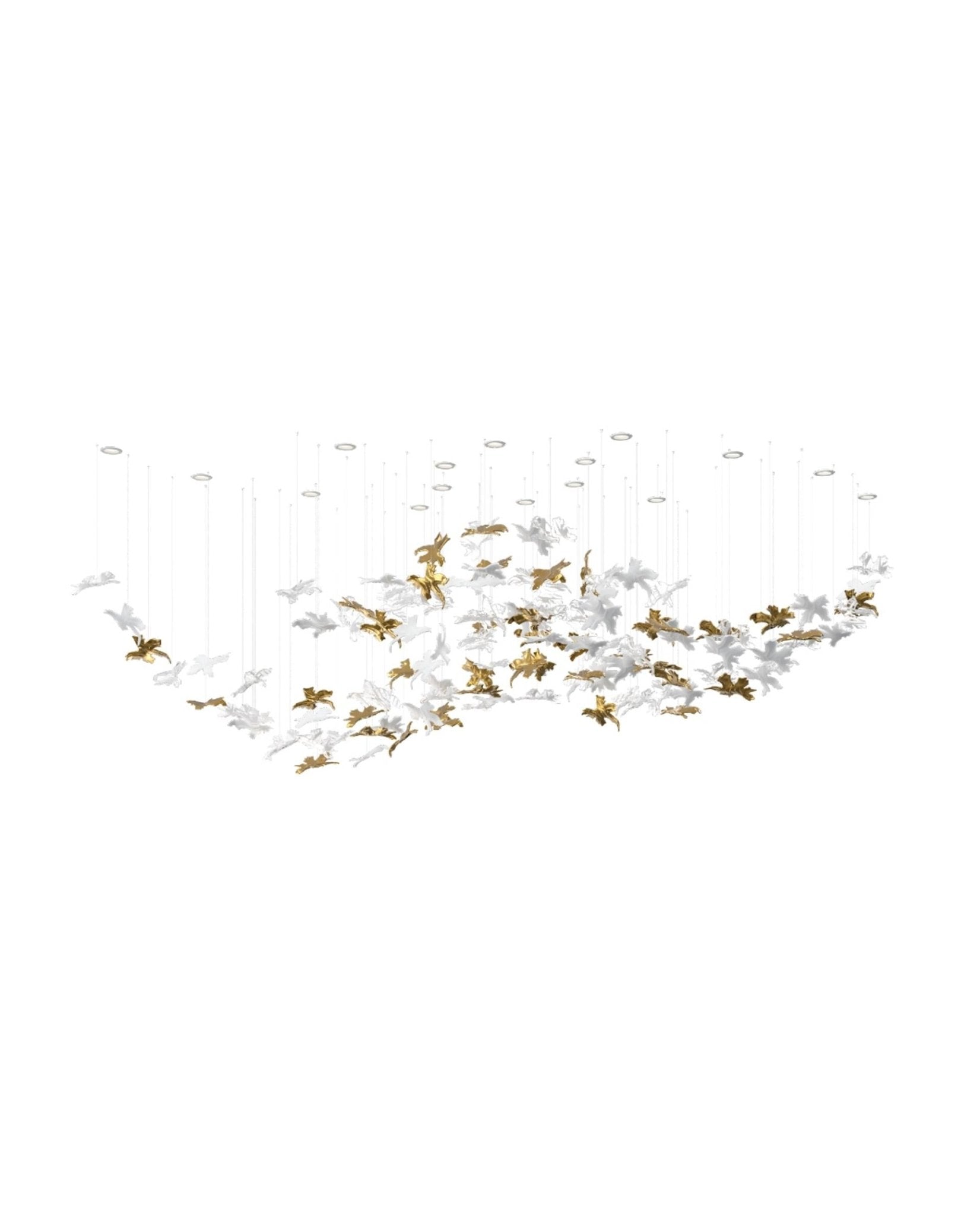 Arinan Floral Glass Chandelier - Blowlighting