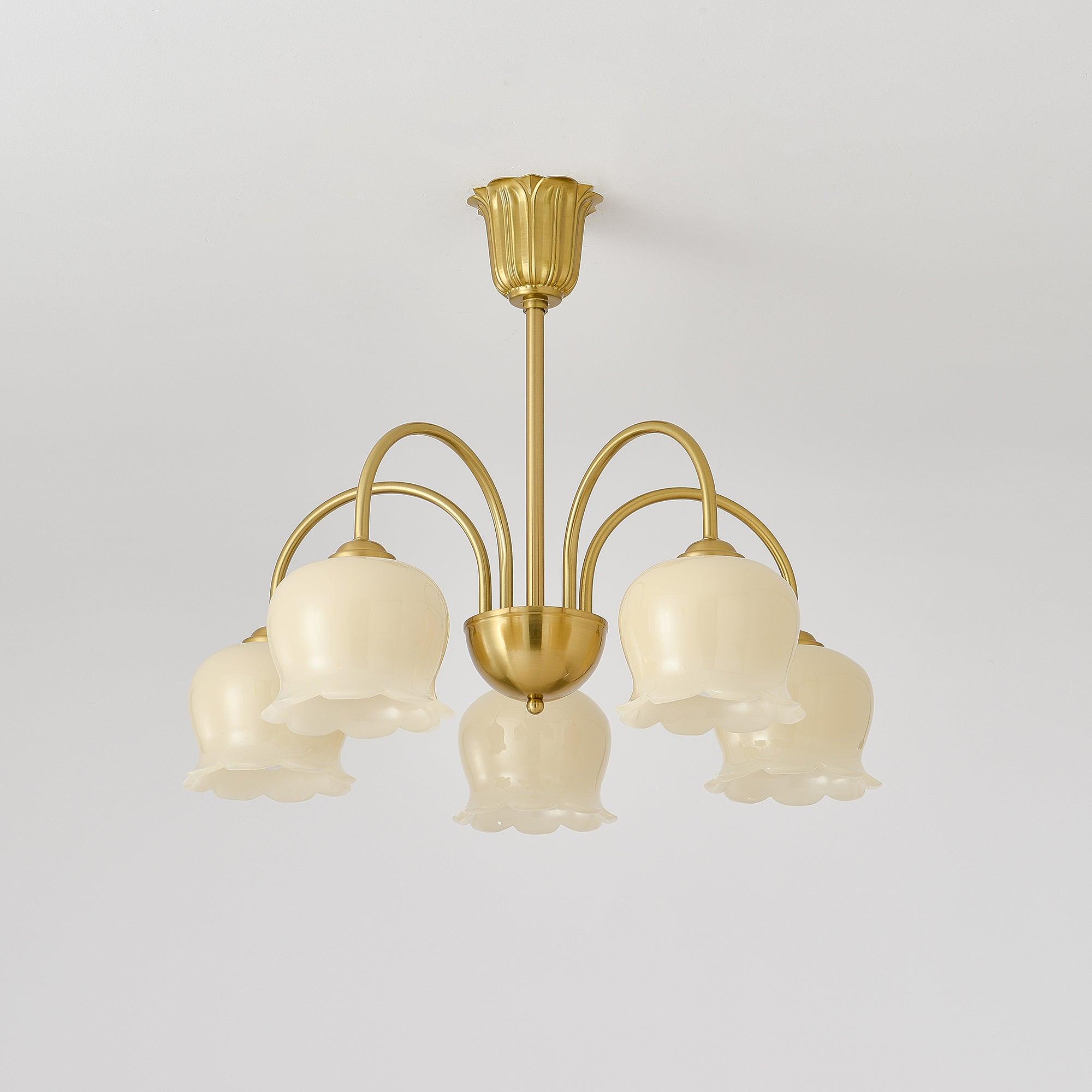 Fionel Petal Glass Floral Chandelier - Letslighting