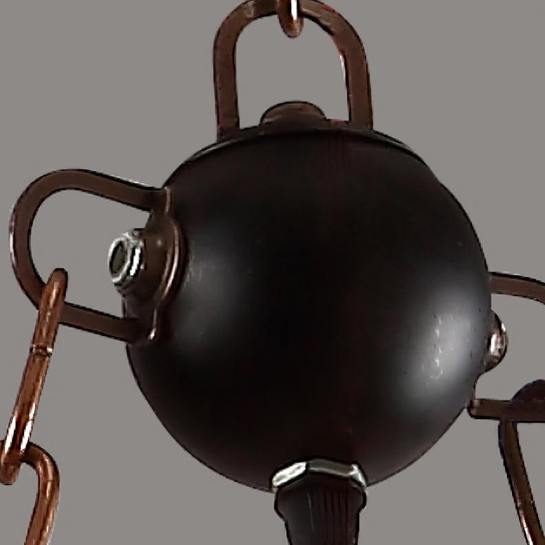 Vintage Wood Glass Chandeliers - Blowlighting