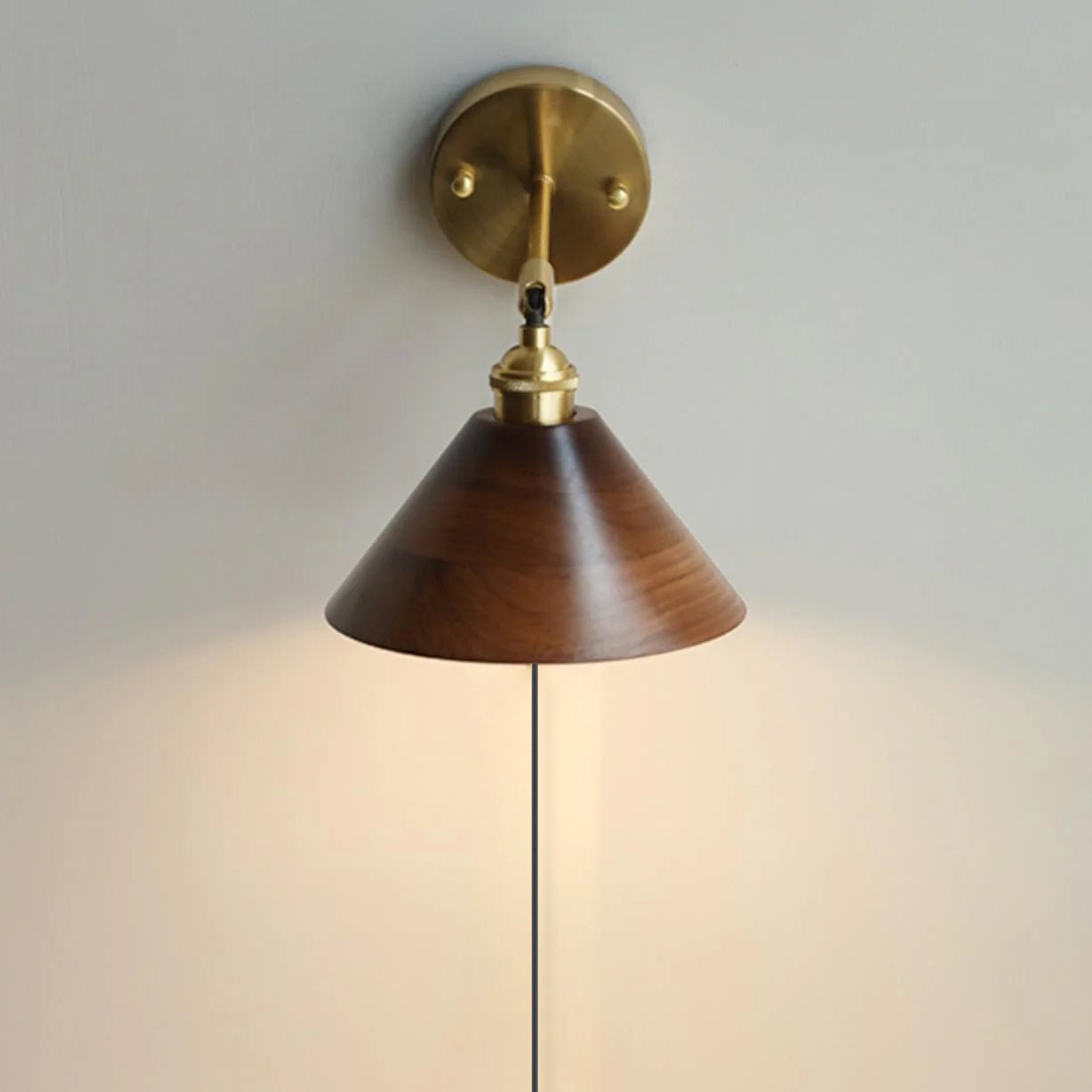 Muto Applique da Parete Vintage con Interruttore a Catenella