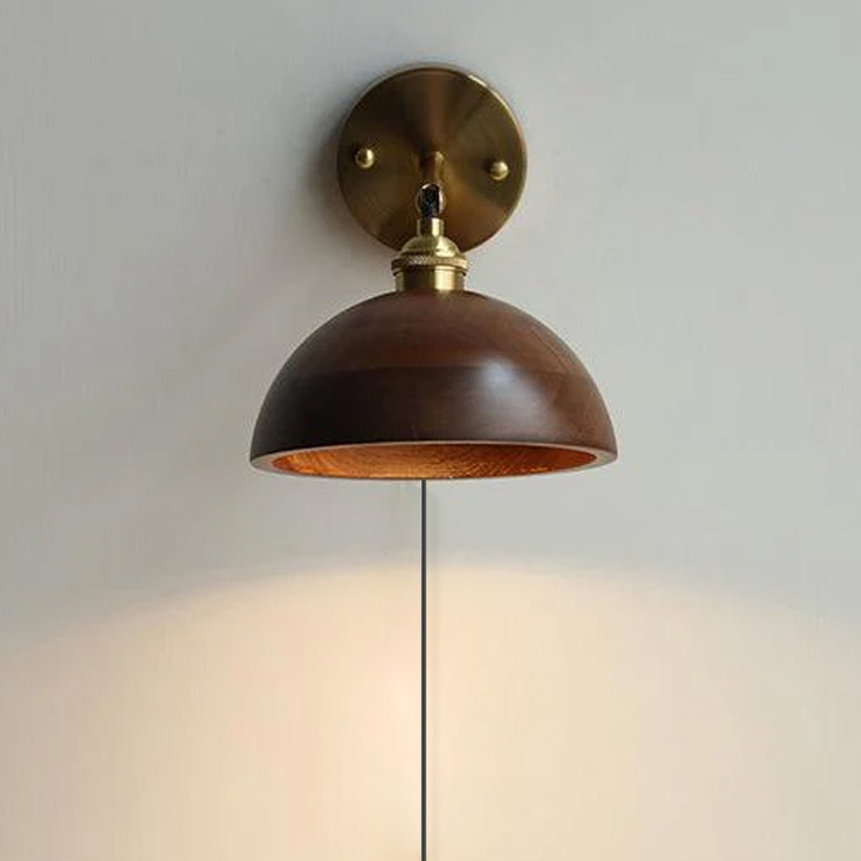 Muto Applique da Parete Vintage con Interruttore a Catenella