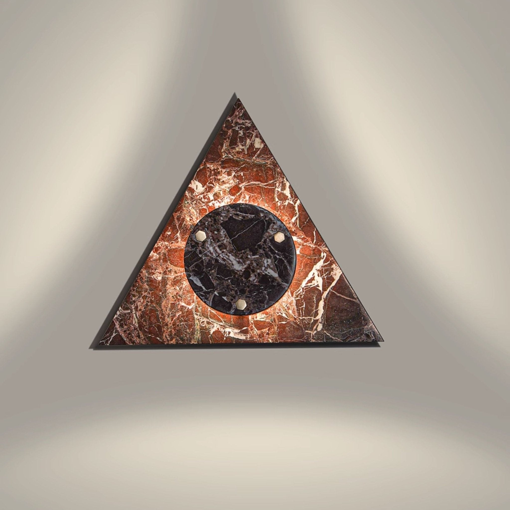 Pyramid Rustic Marble Wall Light - Blowlighting