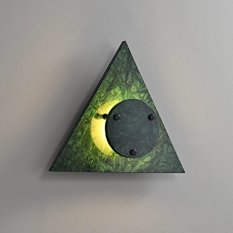 Pyramid Rustic Marble Wall Light - Blowlighting