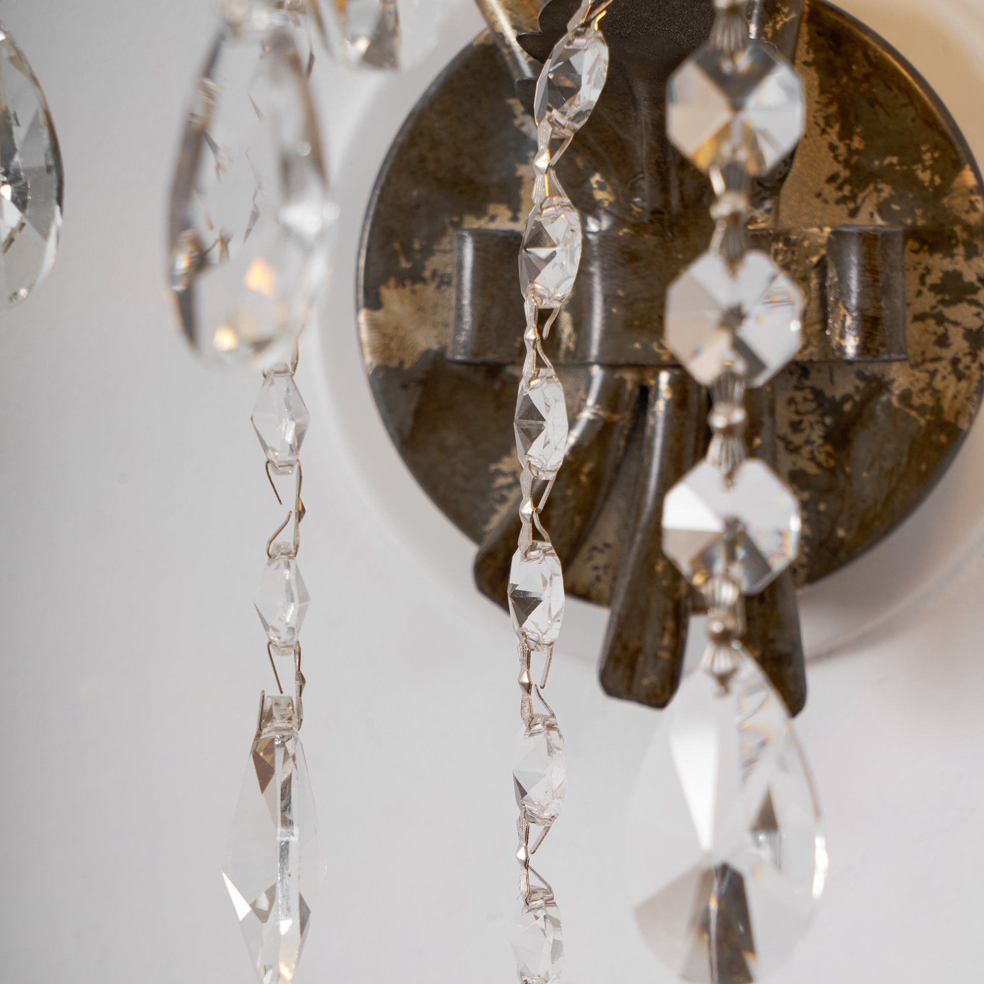 Otalara Individual Creativity Metal Crystal Wall Lamp - Lamp Copper