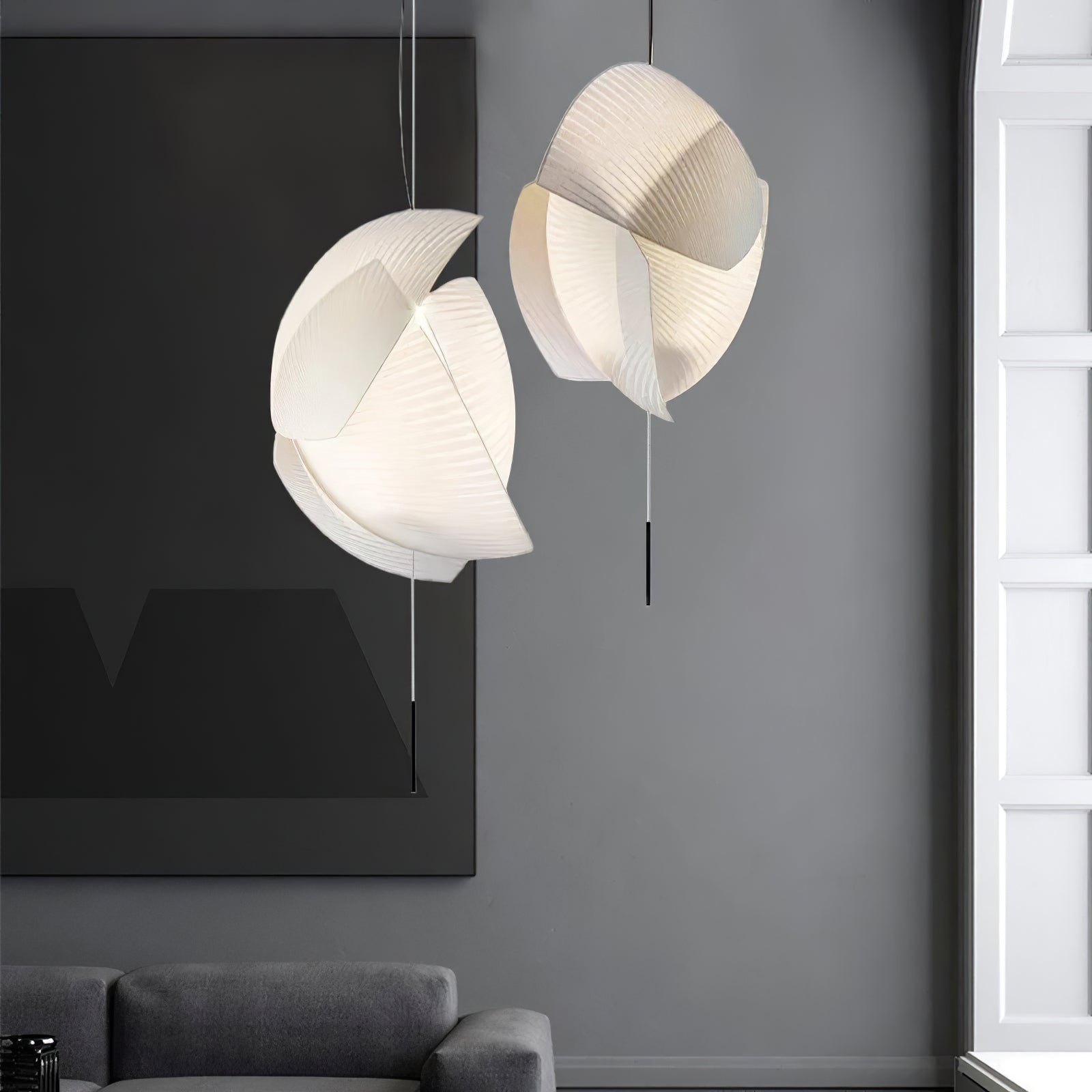 Osilora Premium Elegance Metal Fabric Pendant Lamp - Lamp Copper