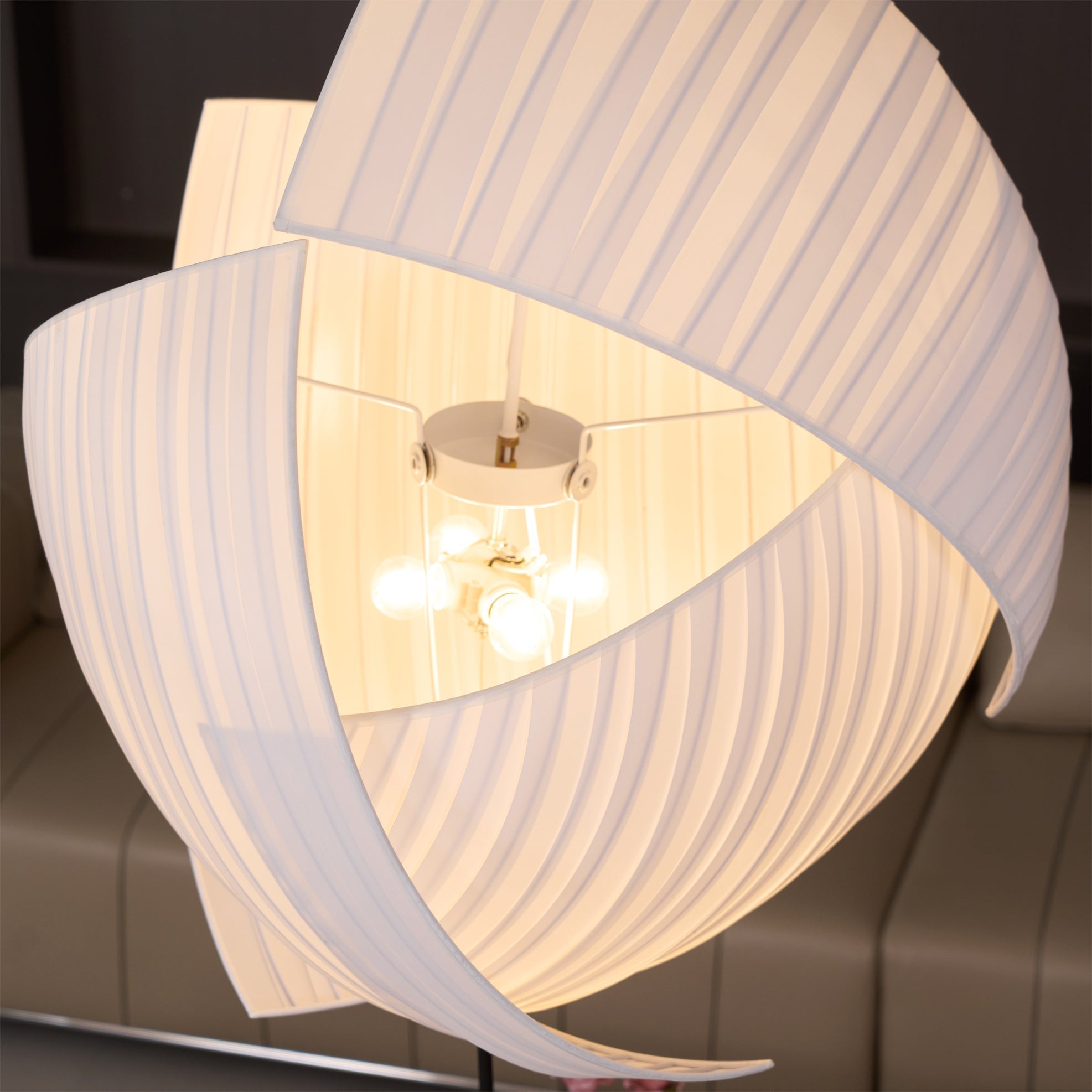 Osilora Premium Elegance Metal Fabric Pendant Lamp - Lamp Copper