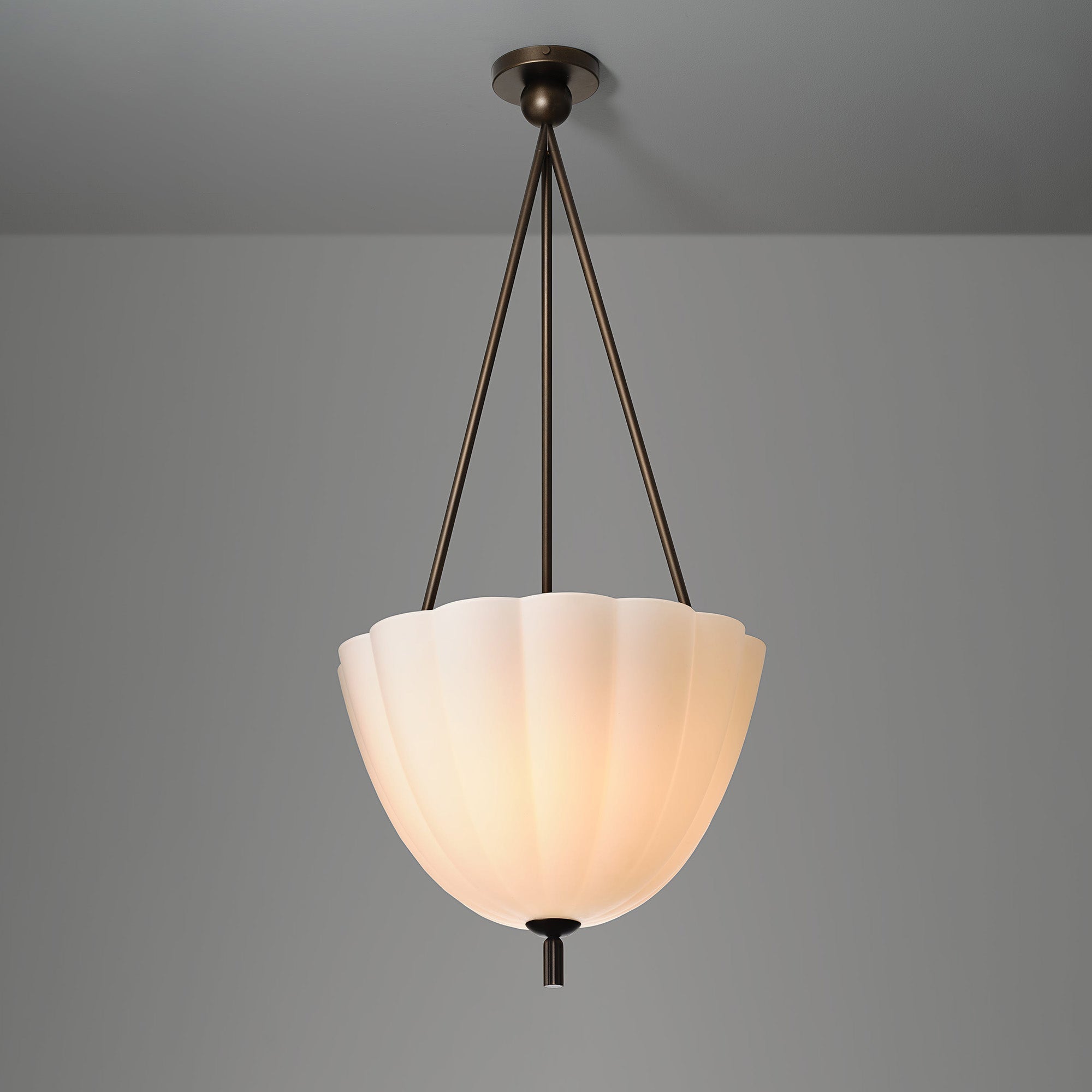 Vavelel Modern Minimalist Brass Glass Pendant Lamp - Lamp Copper