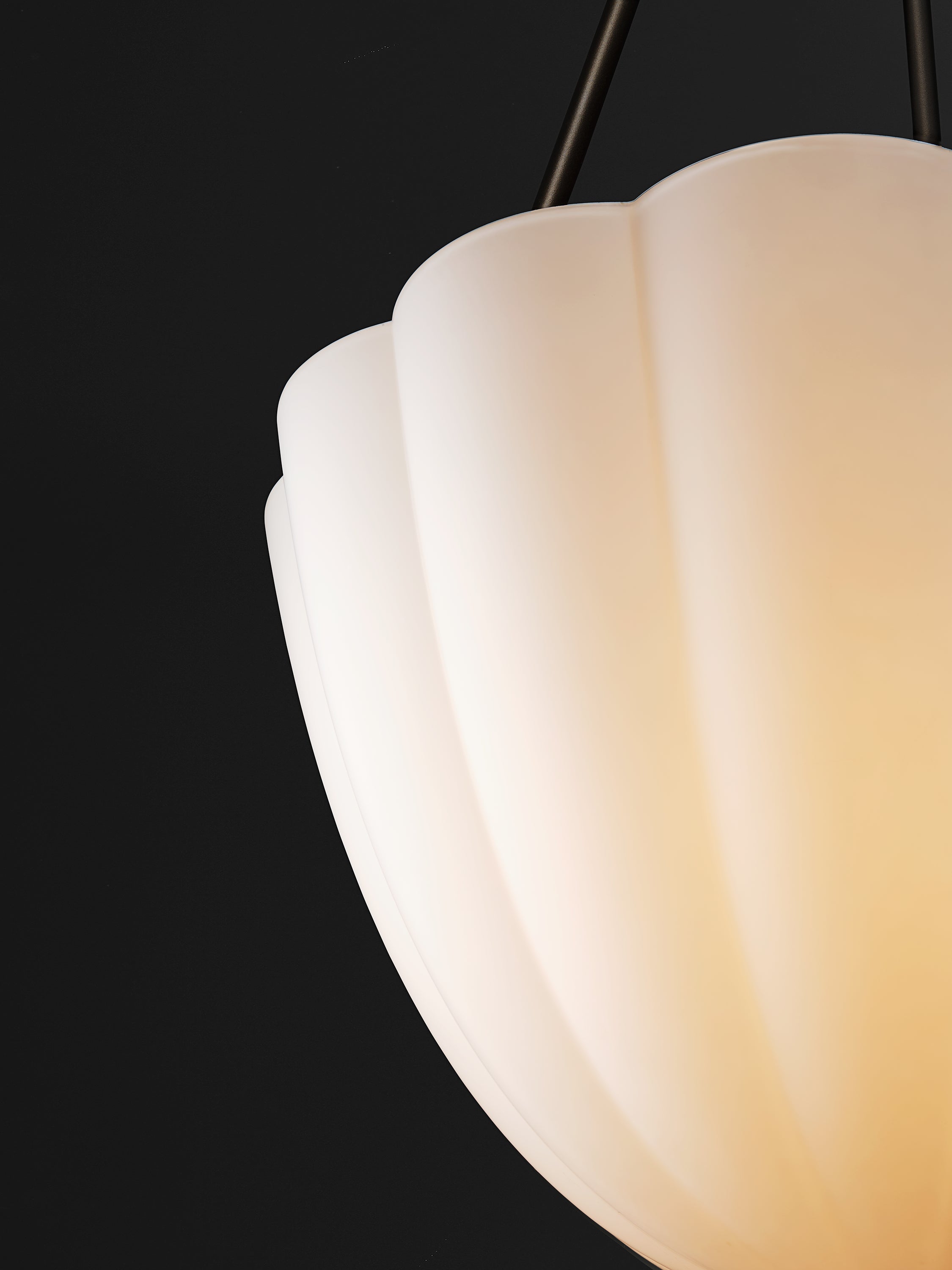 Vavelel Modern Minimalist Brass Glass Pendant Lamp - Lamp Copper