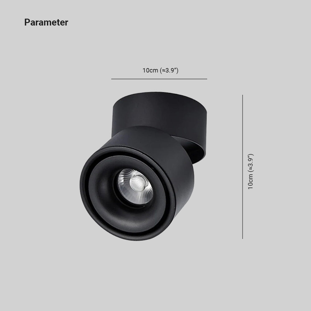Aim Lampada da Soffitto Rotabile Rotonda Spot
