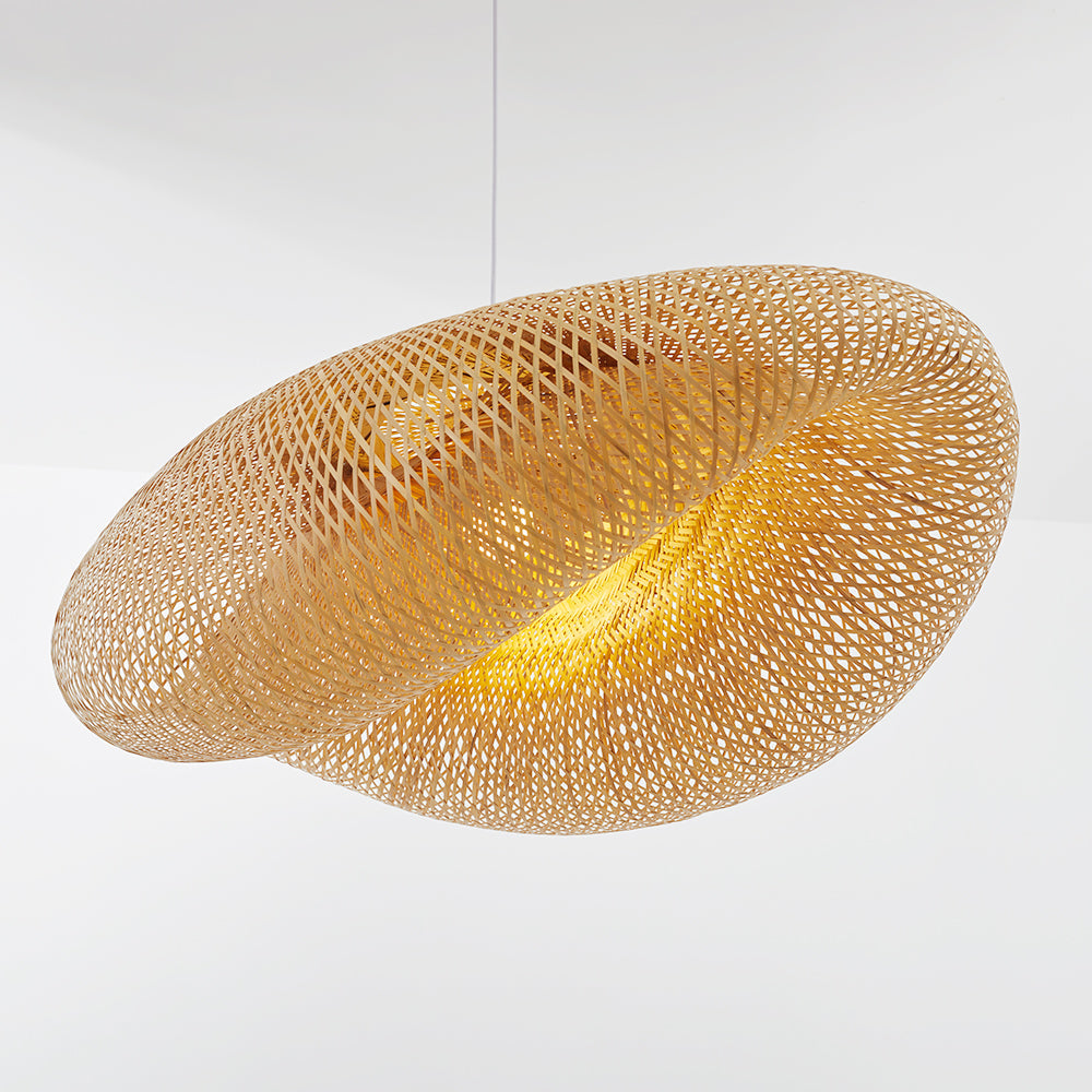 Ritta Moderne LED Lampade a Sospensione Bambù Sala da Pranzo/Cucina