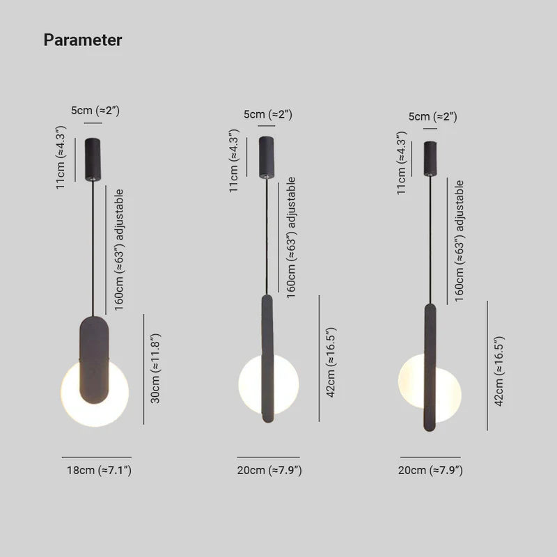 Arisha Modern LED Lampade a Sospensione