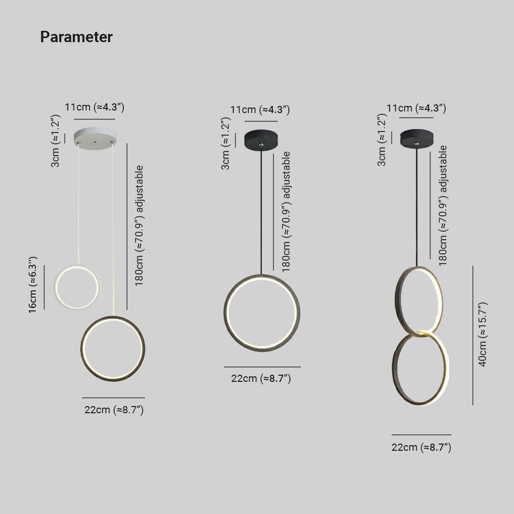 Arisha Modern LED Lampade a Sospensione
