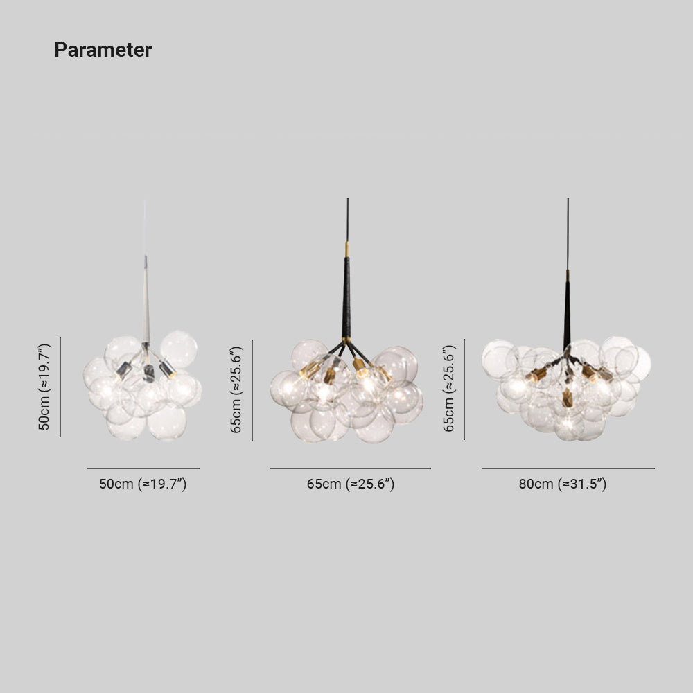 Valentina Decorativo LED Lampade a Sospensione Bianche/Nere/Caffè Bolle Soggiorno/Camera da Letto