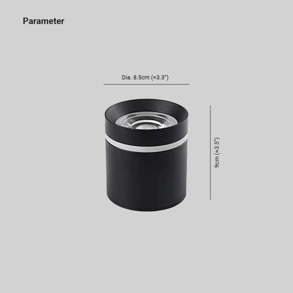 Arisha Moderna LED Minimalismo Piccolo Plafoniera Metallo Bianco/Nero Camera da Letto/Soggiorno