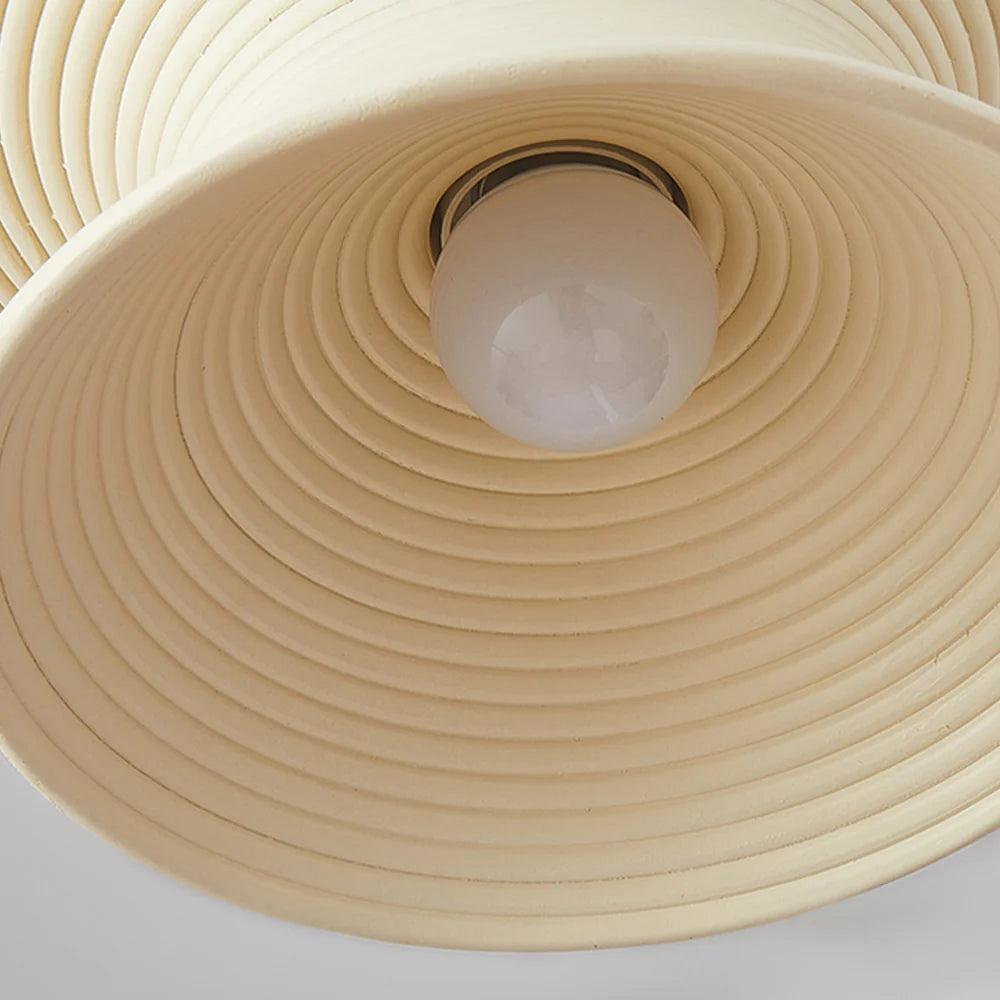 Valentina Minimalista Resina Sospensione Beige Soggiorno Camera da letto