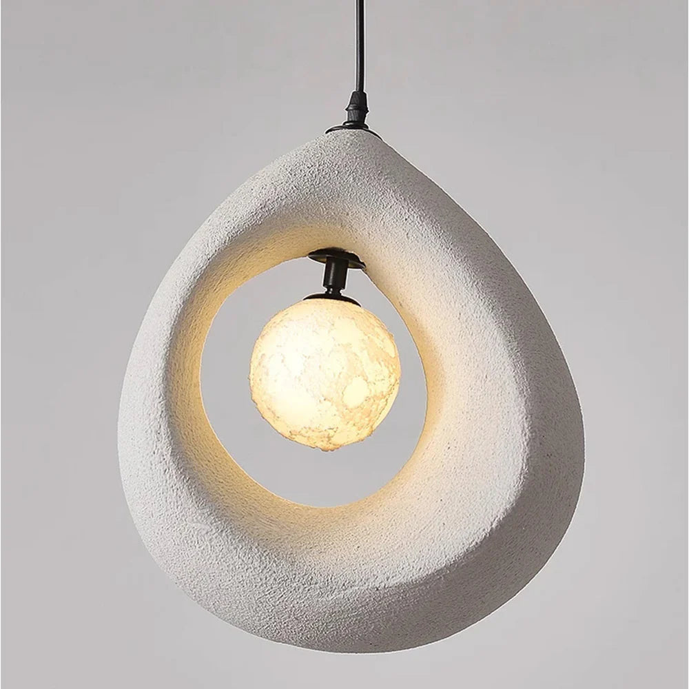 Avi Moderno PVC Sospensione Bianco Grigio Camera da letto Soggiorno