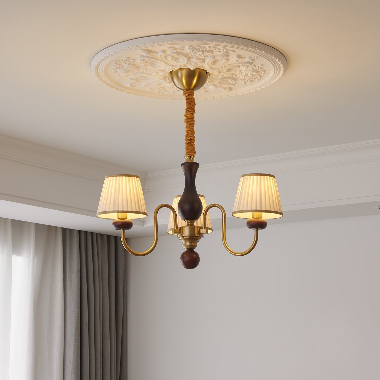 Walden Pleat Chandelier - Blowlighting