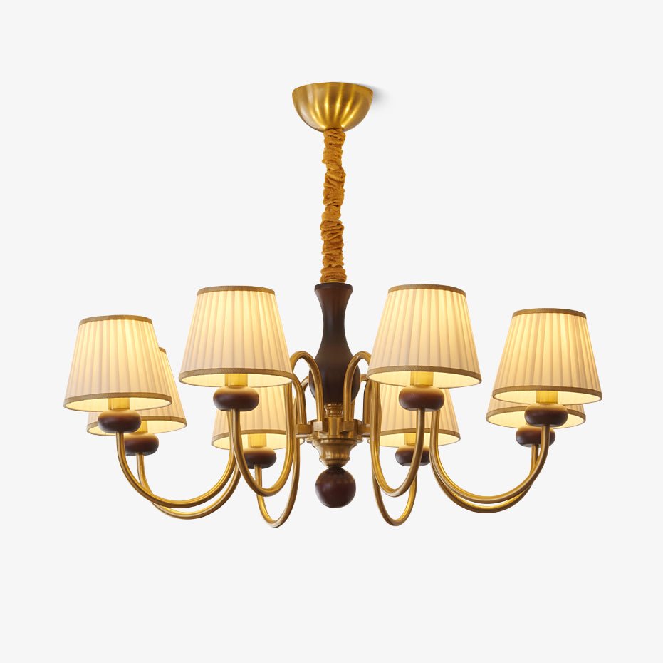 Walden Pleat Chandelier - Blowlighting