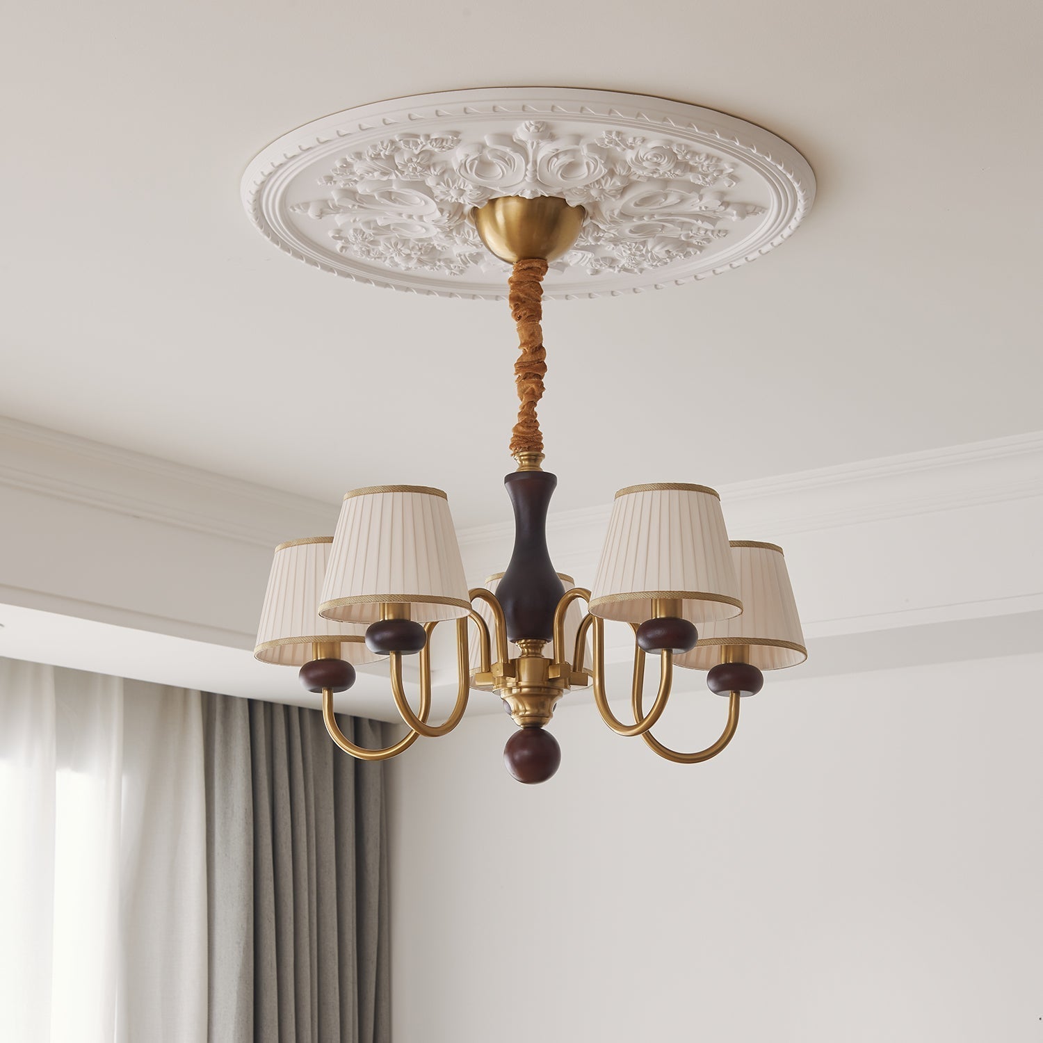 Walden Pleat Chandelier - Blowlighting