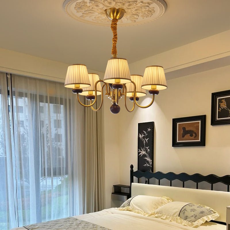 Walden Pleat Chandelier - Blowlighting