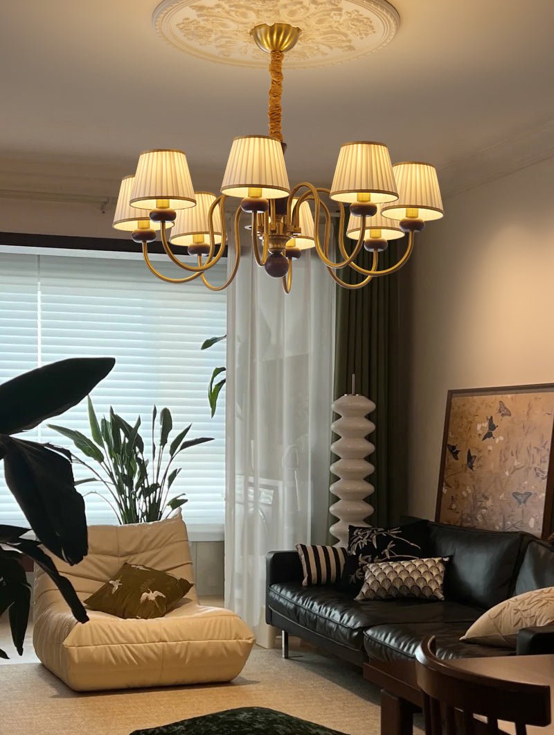 Walden Pleat Chandelier - Blowlighting
