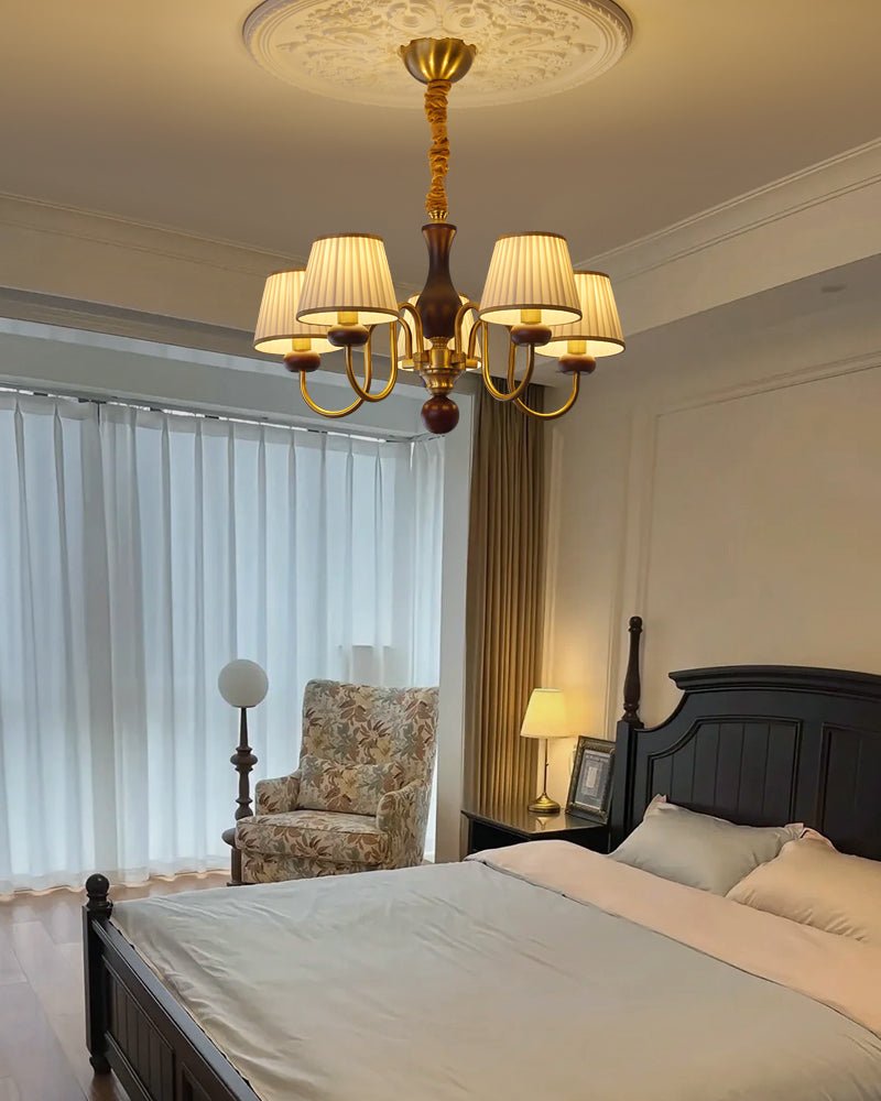 Walden Pleat Chandelier - Blowlighting