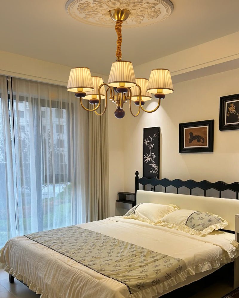 Walden Pleat Chandelier - Blowlighting