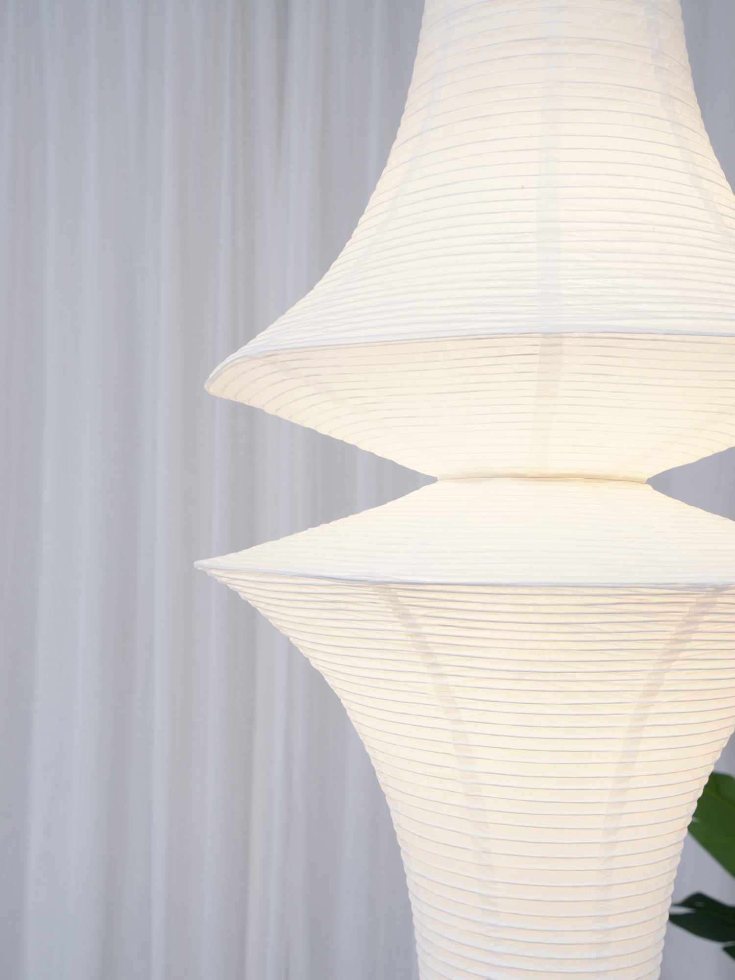 Washi Paper E Pendant Light - Blowlighting