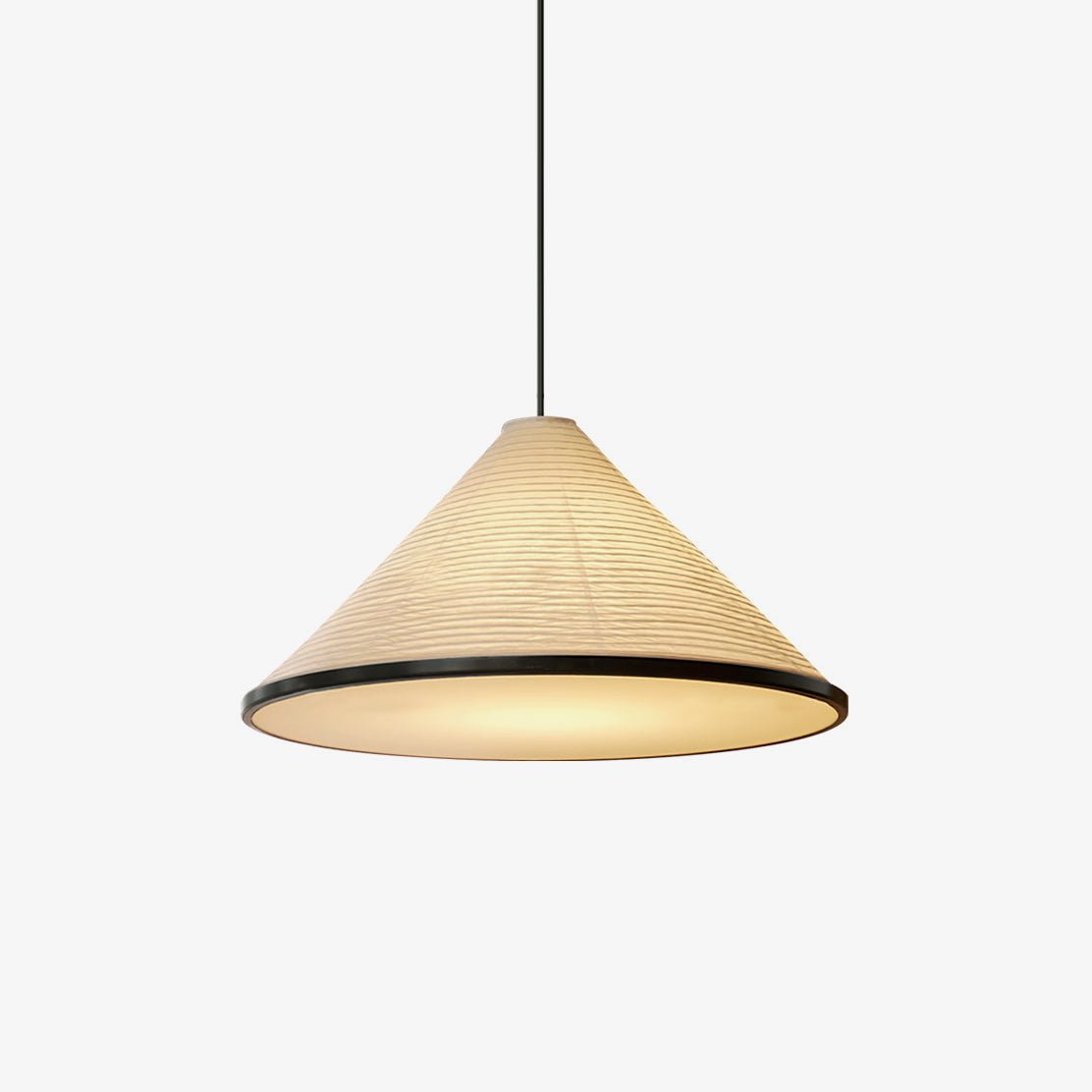 Washi Paper Pyramid Pendant Lamp - Blowlighting