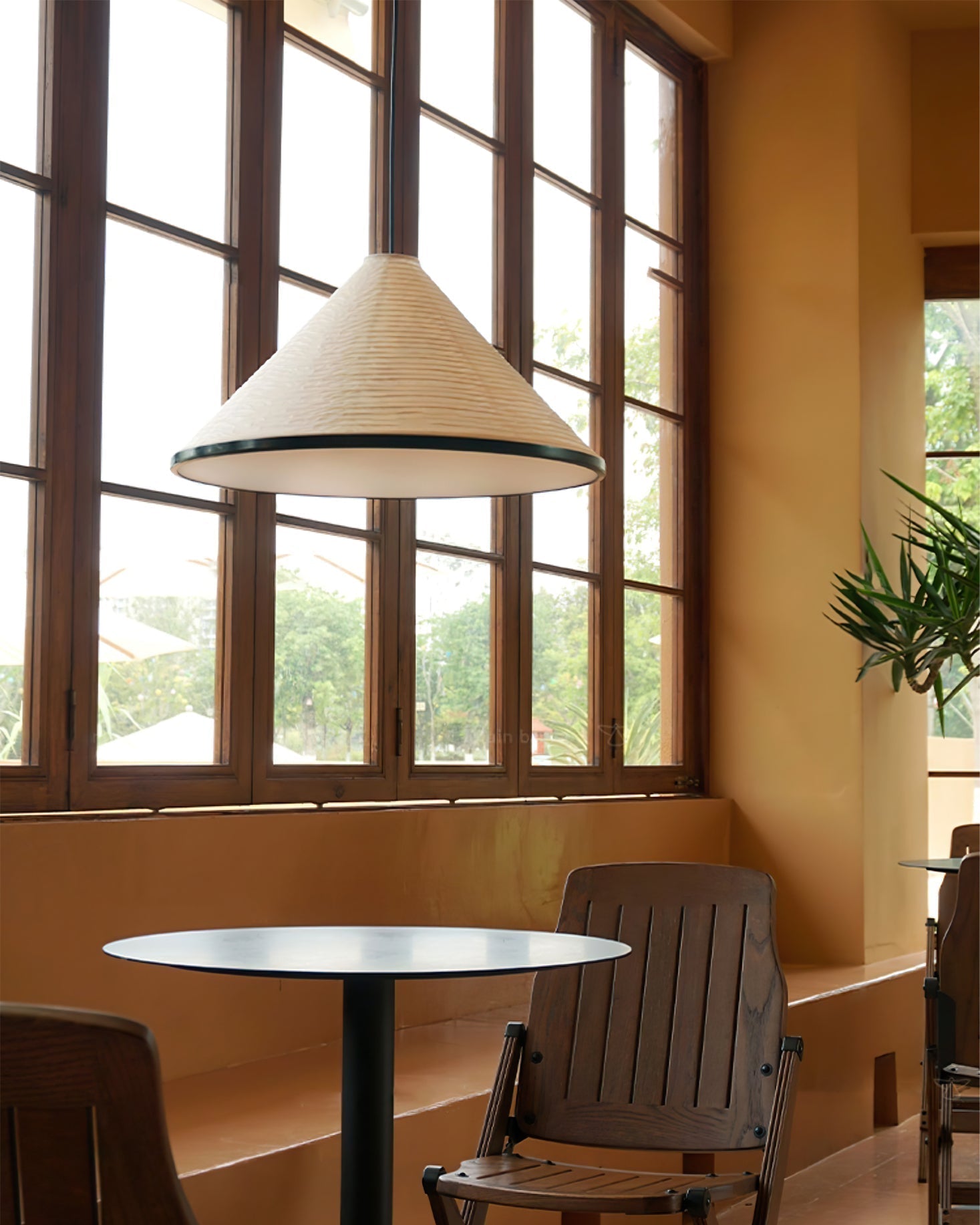 Washi Paper Pyramid Pendant Lamp - Blowlighting