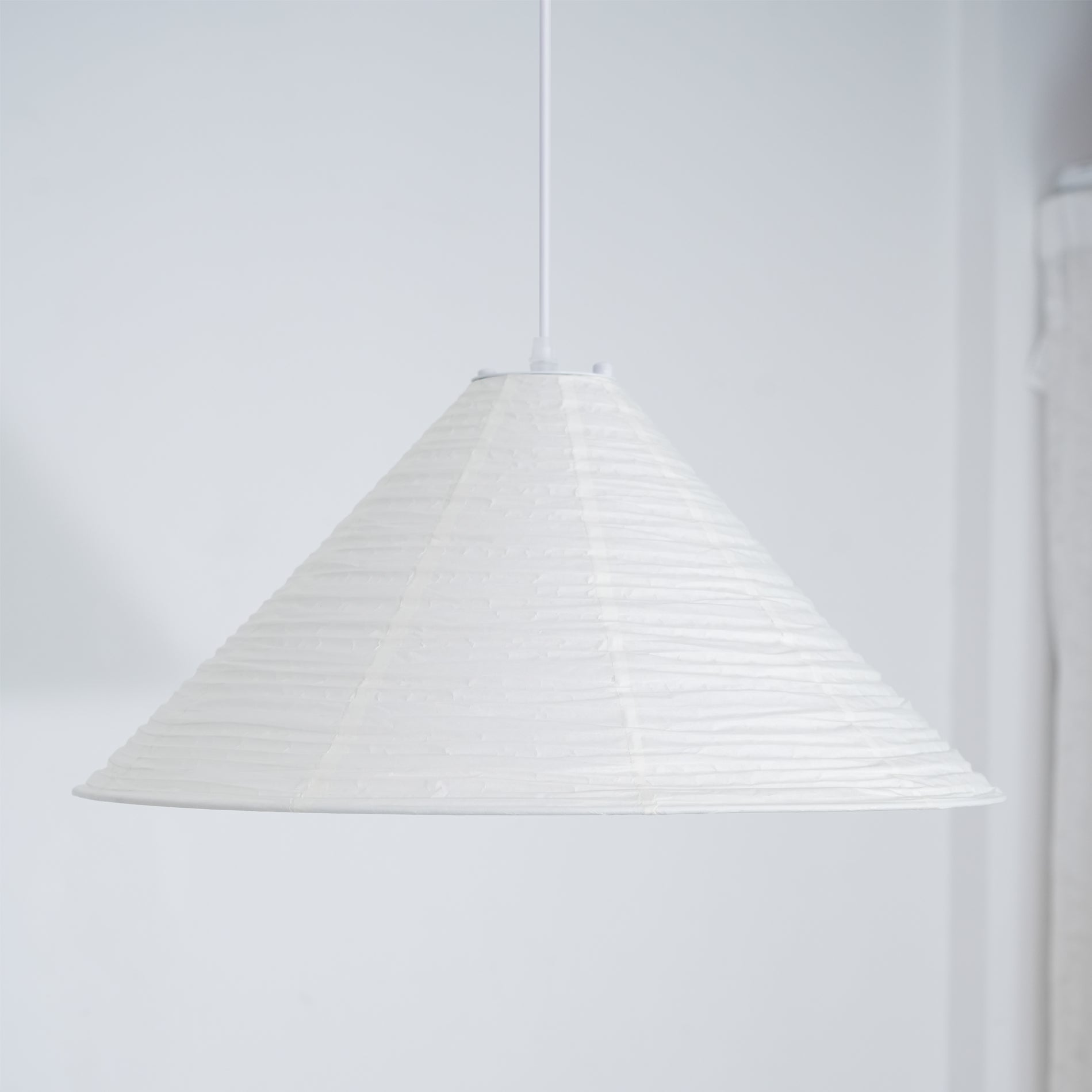 Washi Paper Pyramid Pendant Lamp - Blowlighting