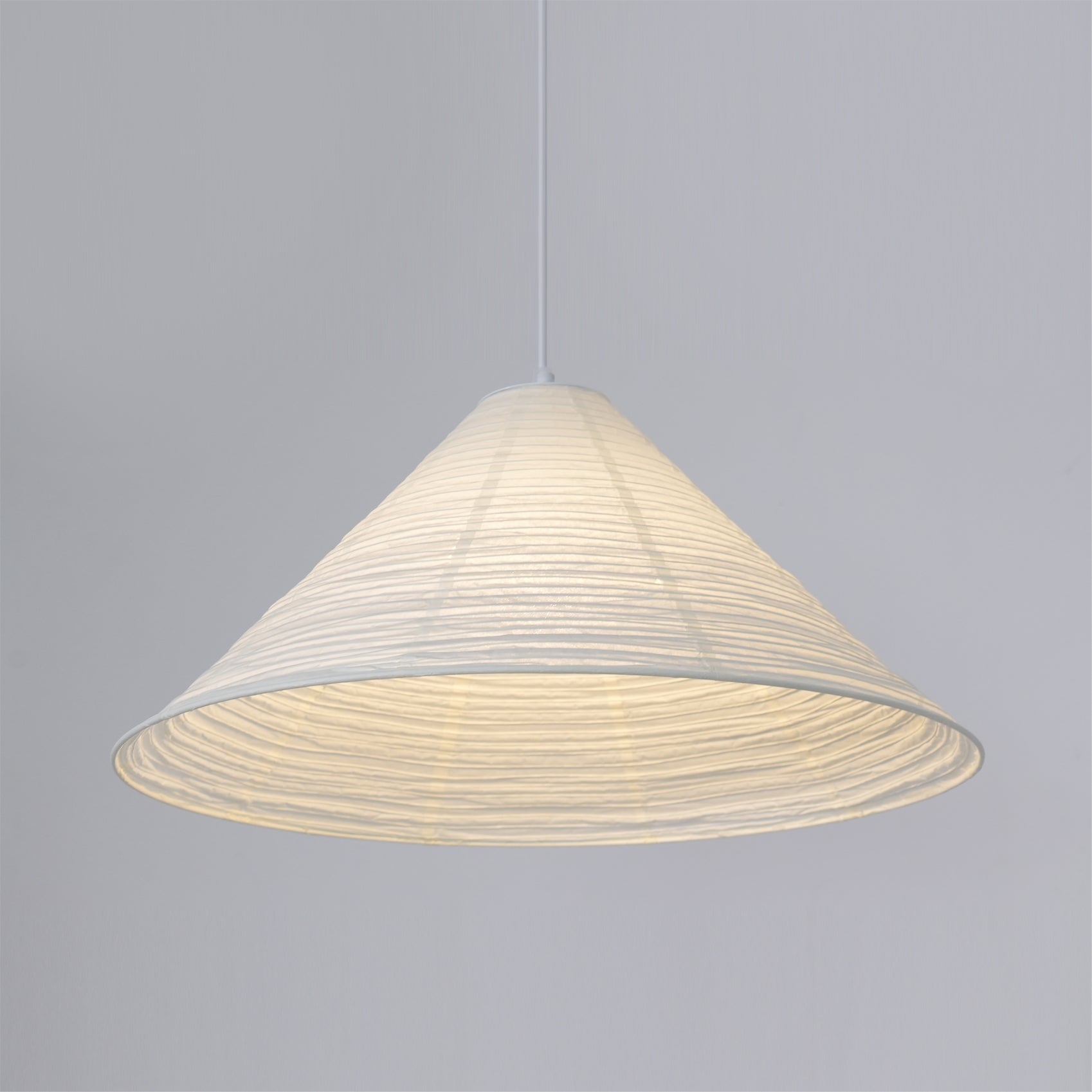 Washi Paper Pyramid Pendant Lamp - Blowlighting