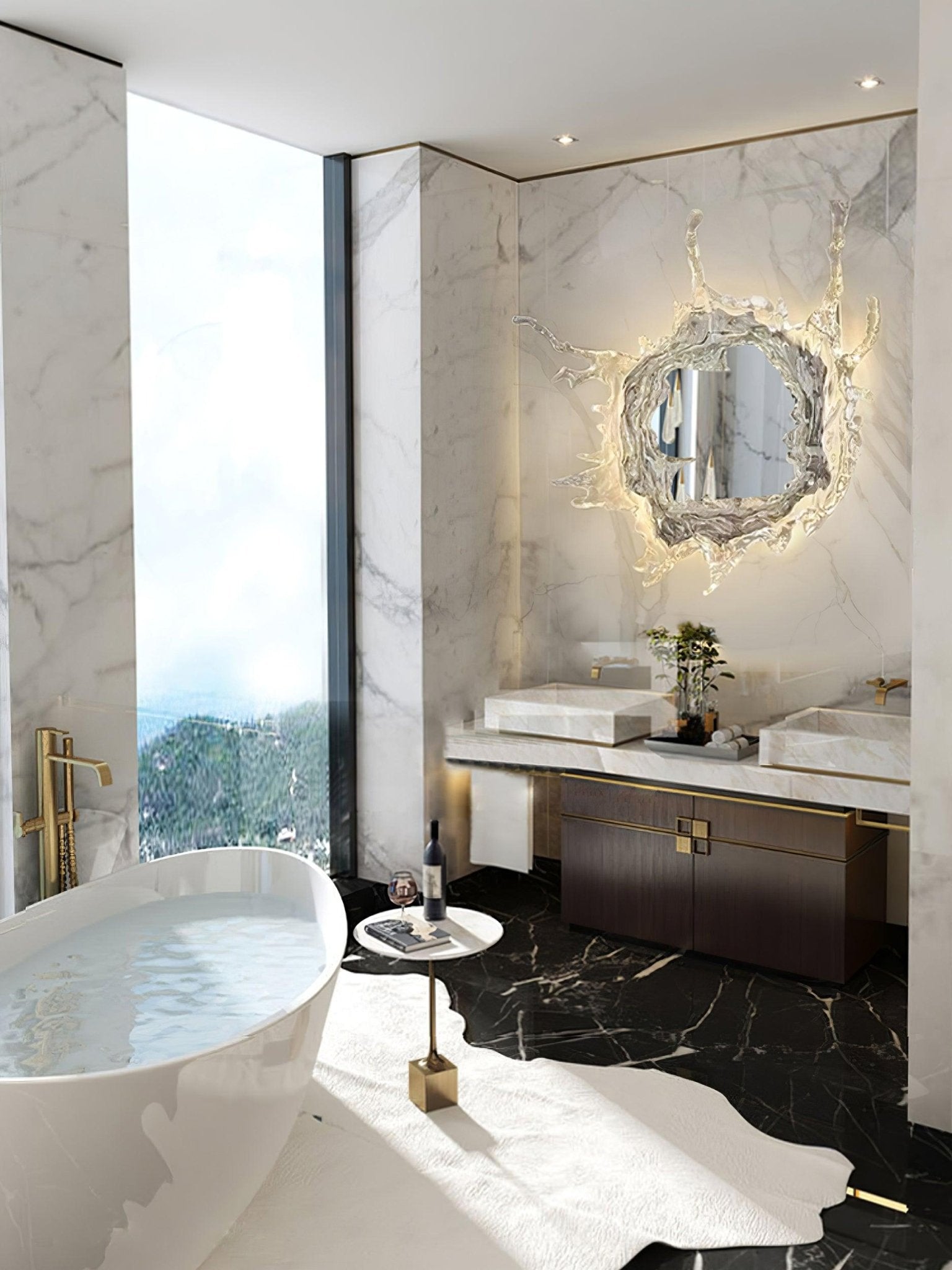 Splash Modern Mirror Wall Lamp - Blowlighting