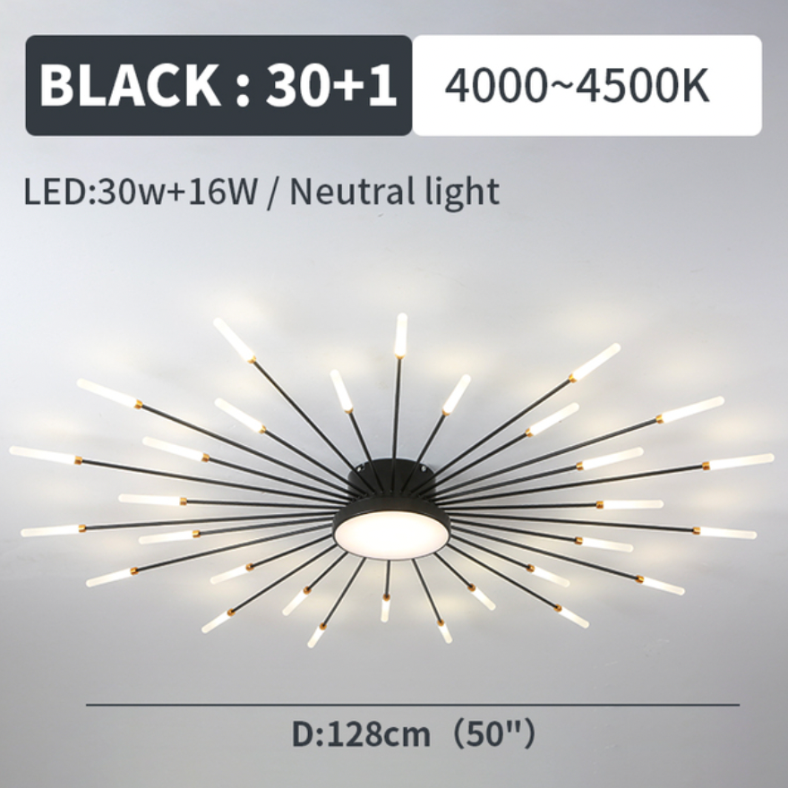 Arisha Moderna LED Plafoniera Fuochi Artificiali Decorazione della Casa Soggiorno/Camera da Letto