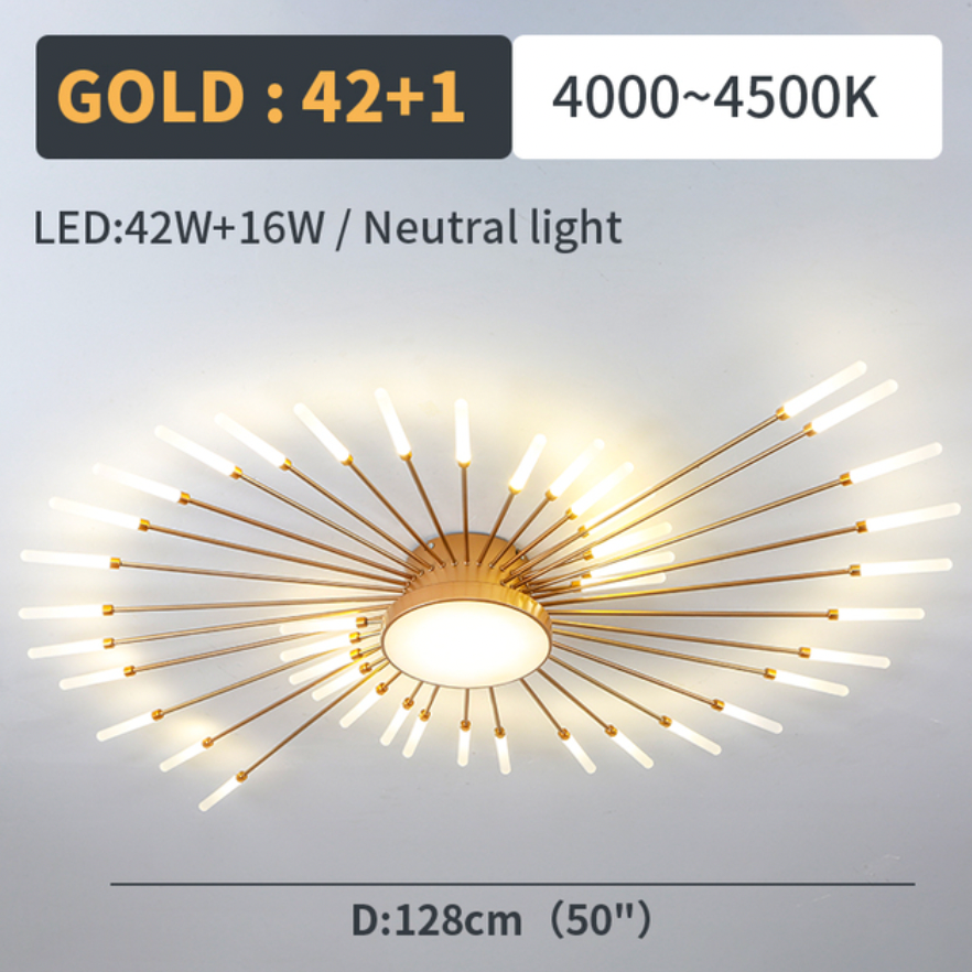 Arisha Moderna LED Plafoniera Fuochi Artificiali Decorazione della Casa Soggiorno/Camera da Letto