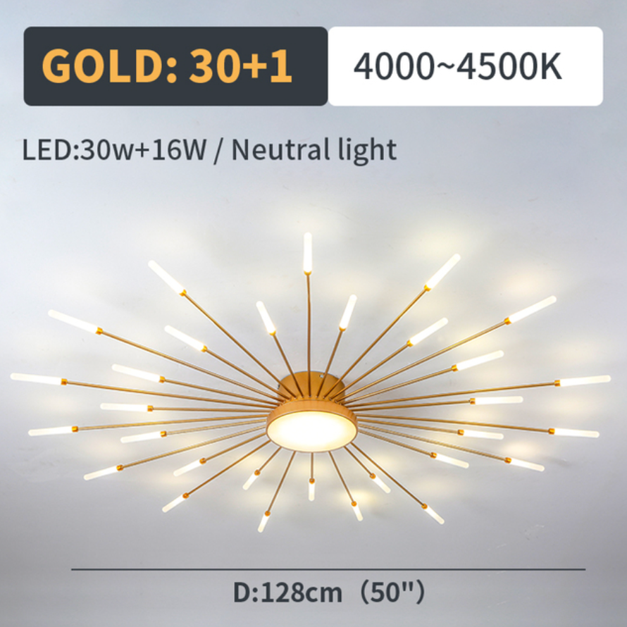 Arisha Moderna LED Plafoniera Fuochi Artificiali Decorazione della Casa Soggiorno/Camera da Letto